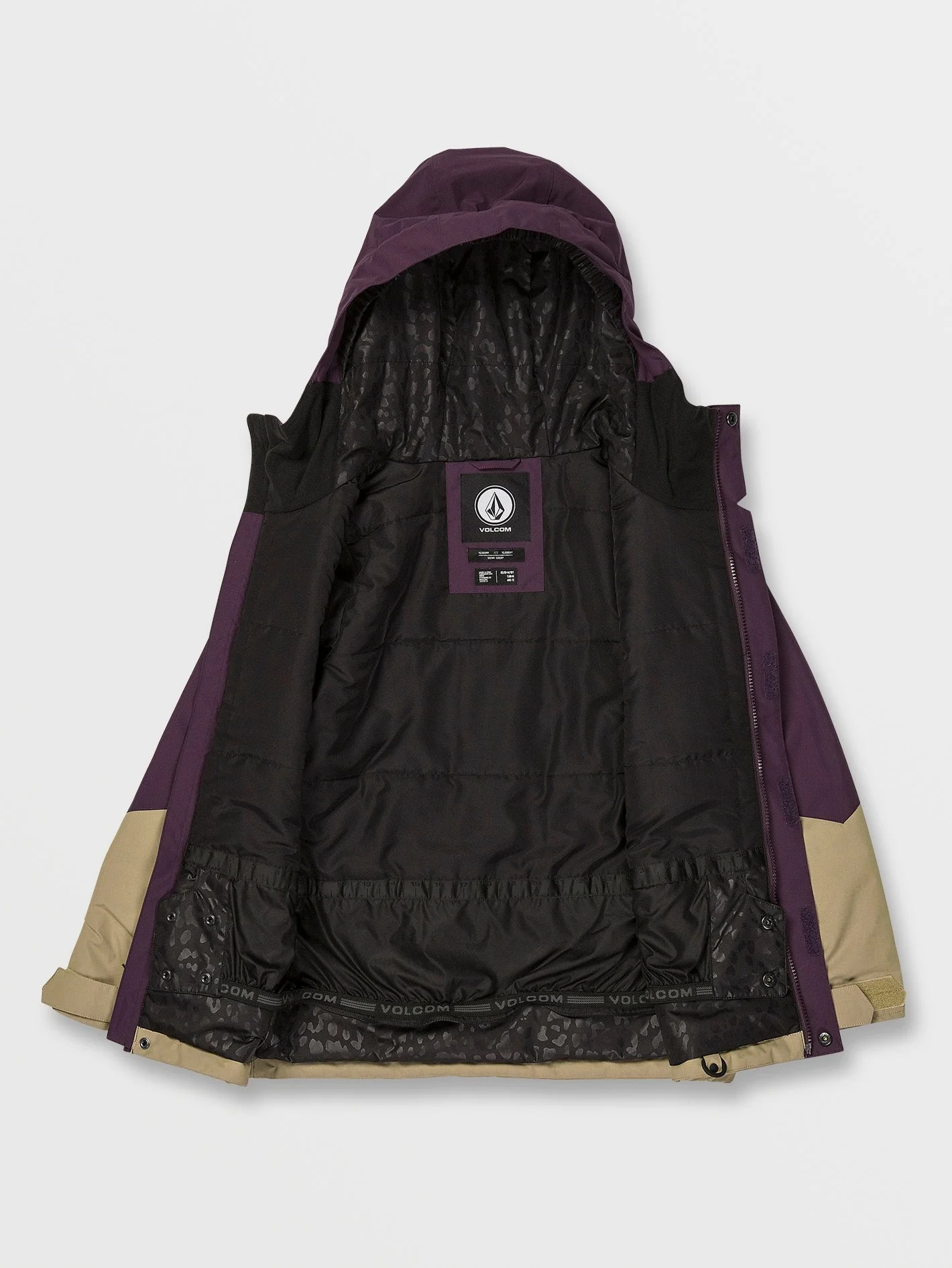 Sass'N'Fras Insulated Jacke - BLACKBERRY - (KINDER) - Image 3