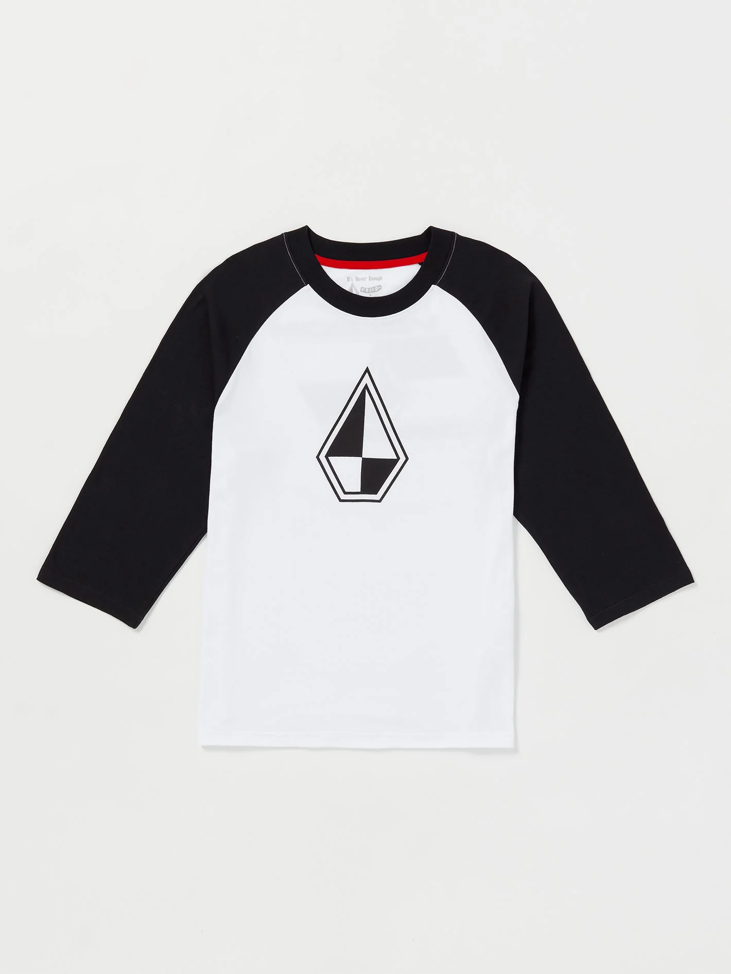Schroff X Volcom 3/4 Raglan T-Shirt - White - Image 3