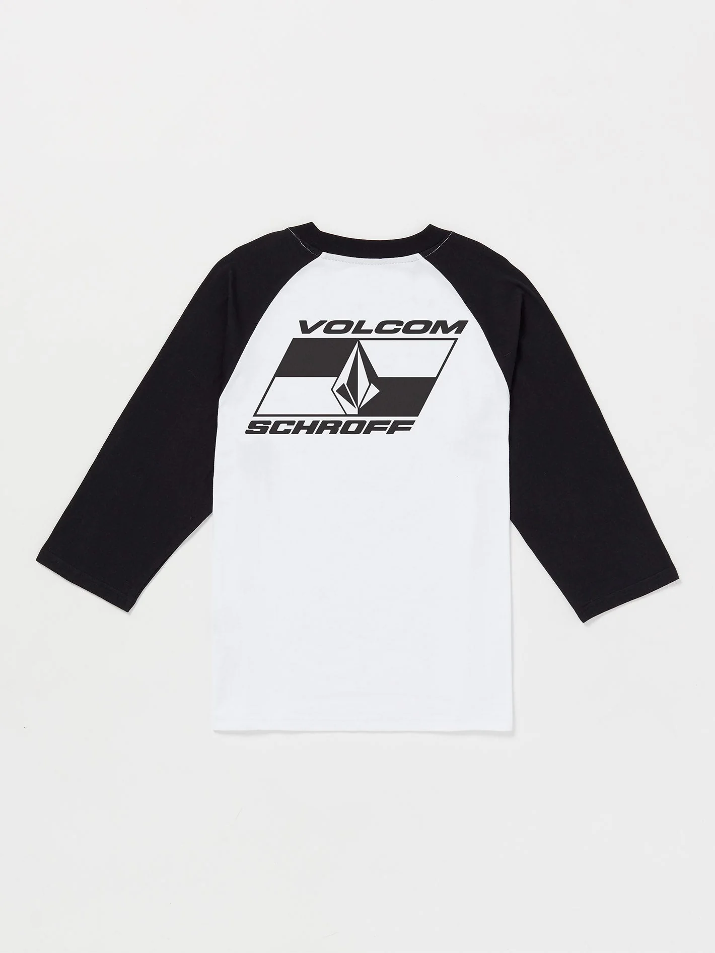 Schroff X Volcom 3/4 Raglan T-Shirt - White - Image 4