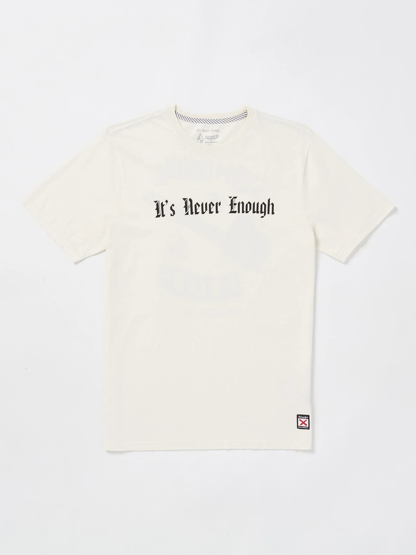 Schroff X Volcom Chainshaw T-Shirt - Off White