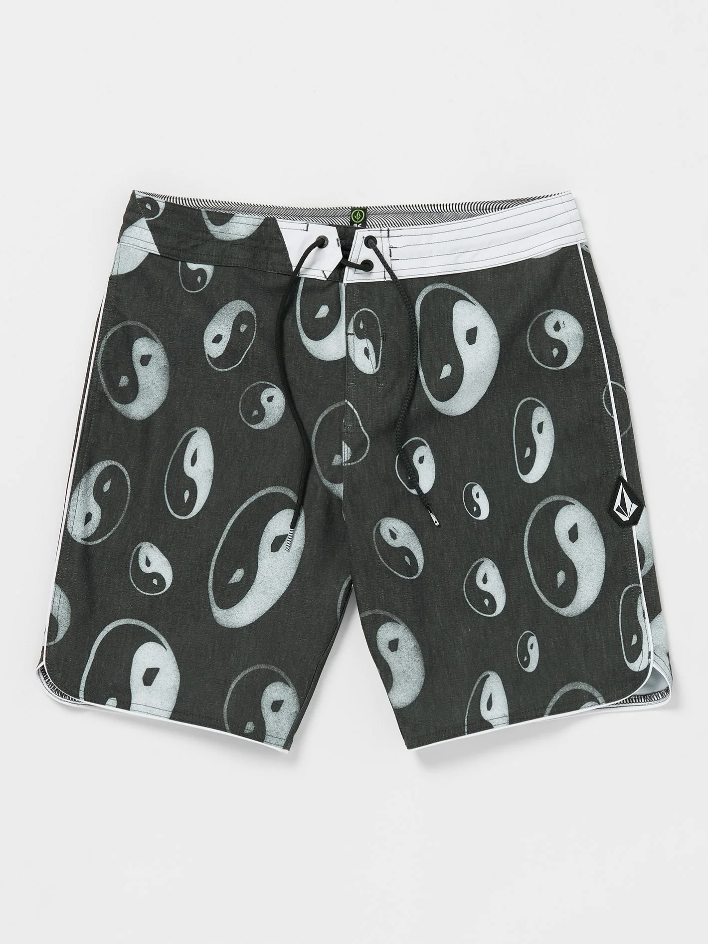 Sense Scallop Stoney 19" Boardshort - Black