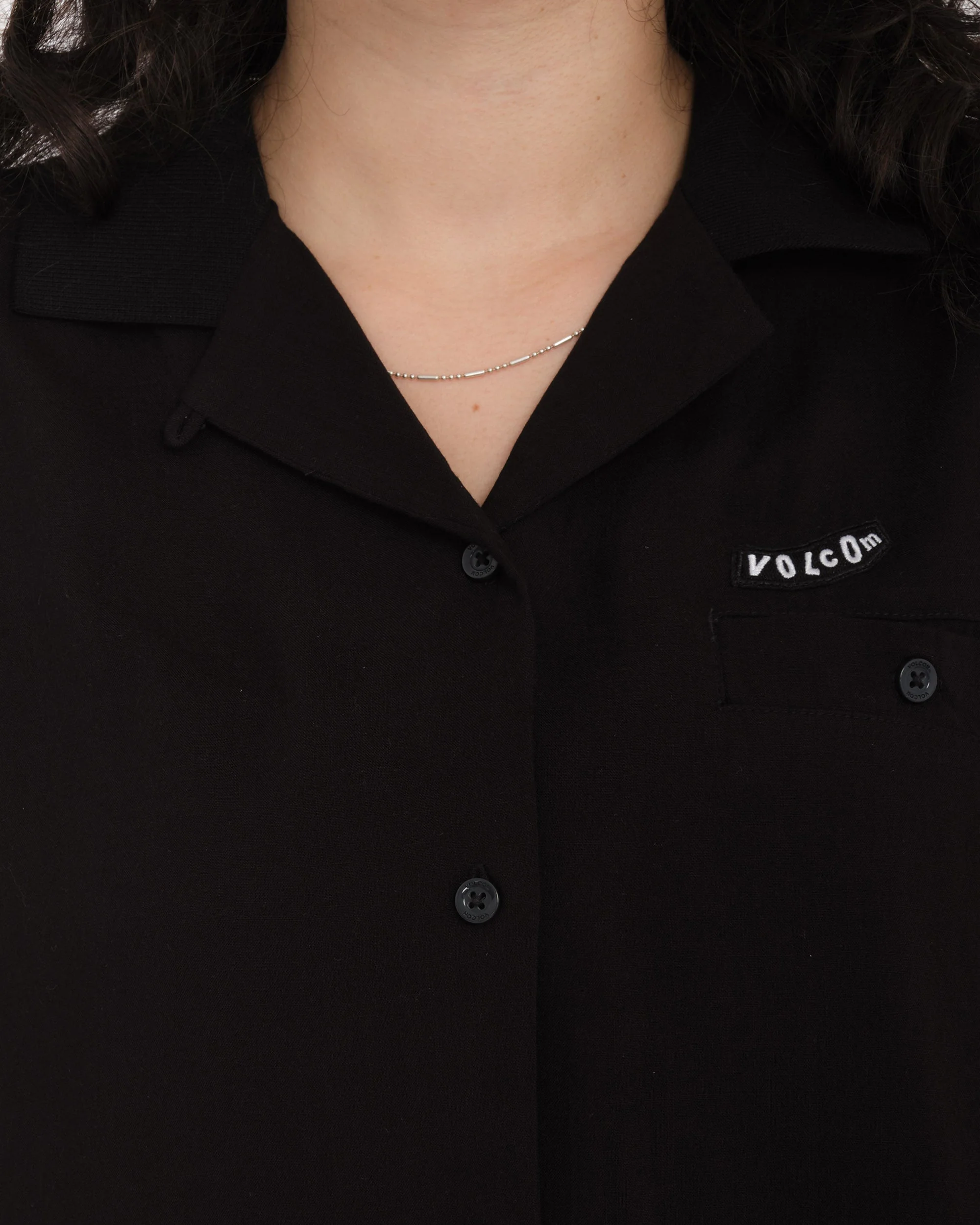 Servistone Woven Top - BLACK - Image 5