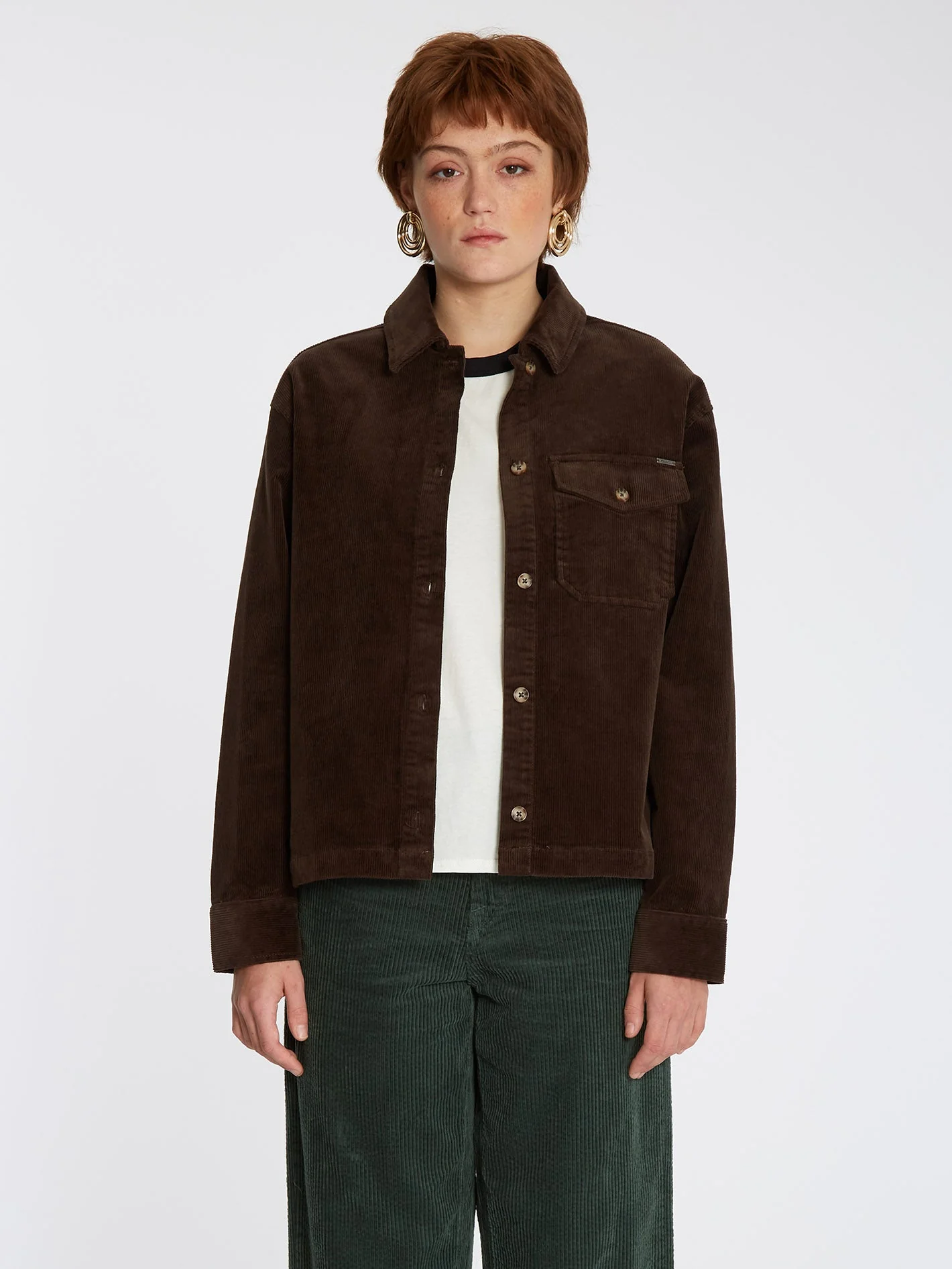 Sha Lala Shacket Over-shirt - ESPRESSO