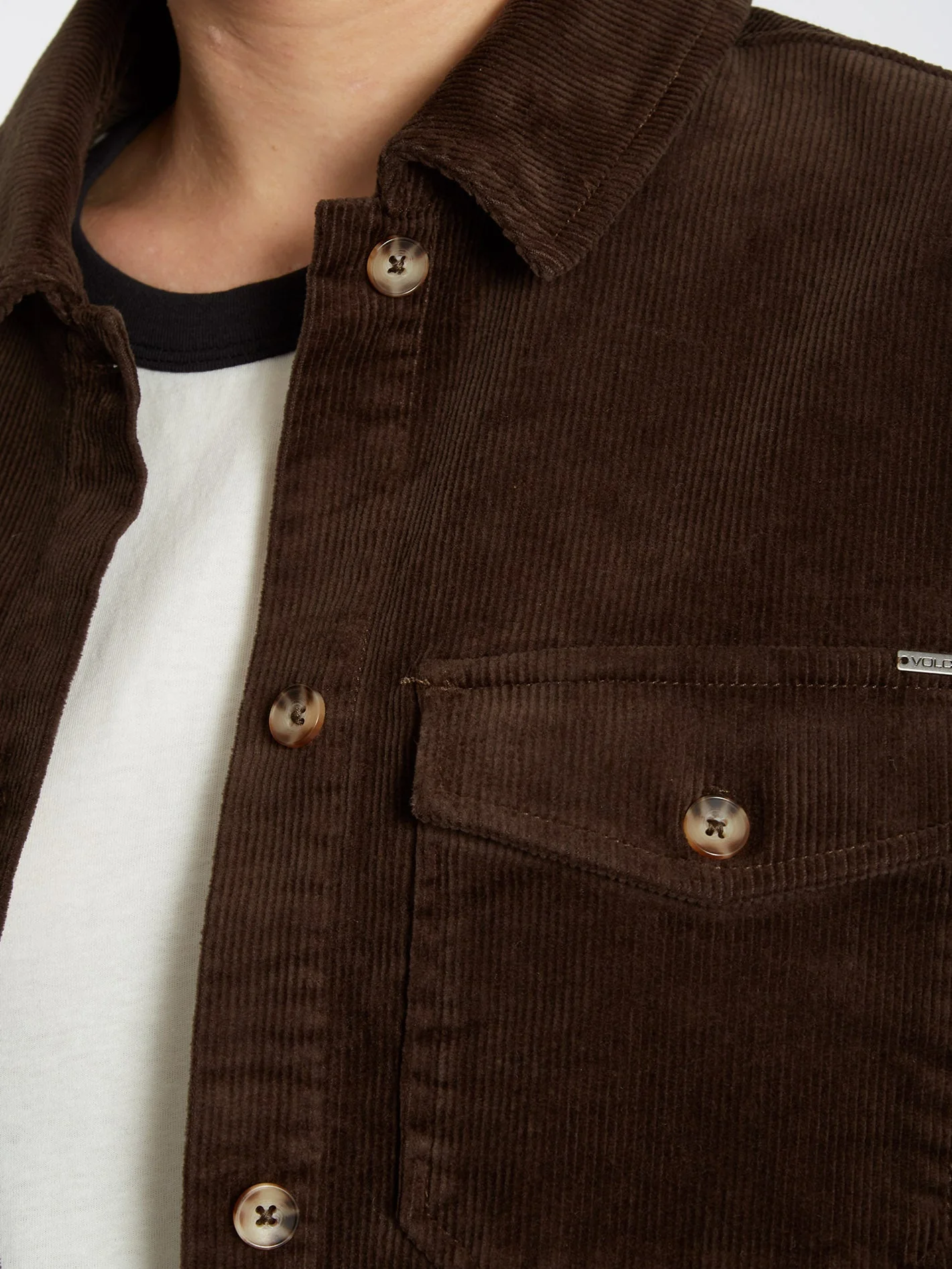 Sha Lala Shacket Over-shirt - ESPRESSO - Image 4