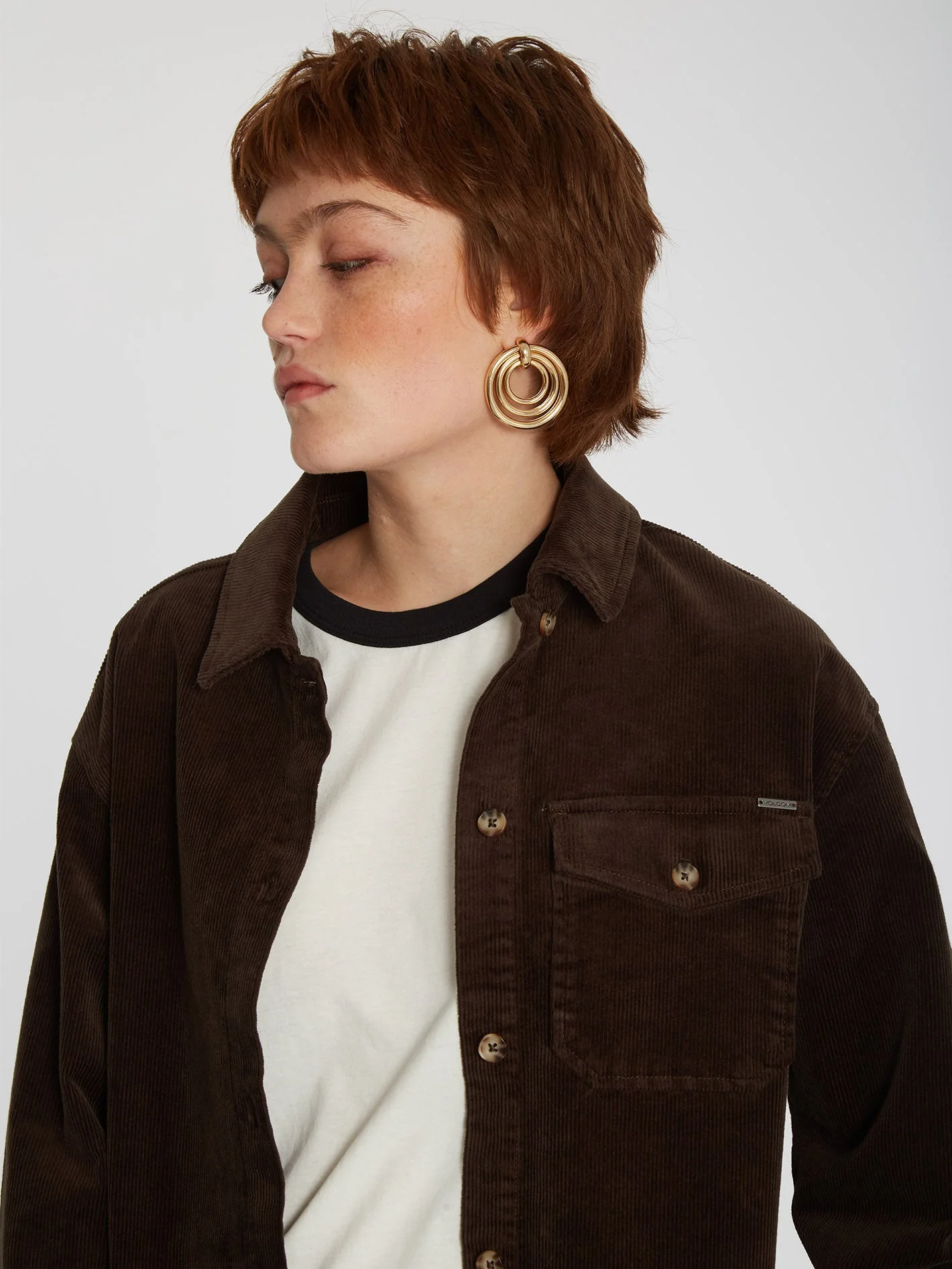 Sha Lala Shacket Over-shirt - ESPRESSO - Image 5