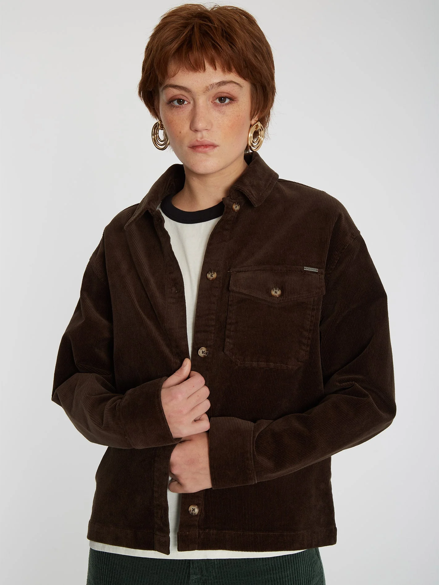 Sha Lala Shacket Over-shirt - ESPRESSO - Image 6
