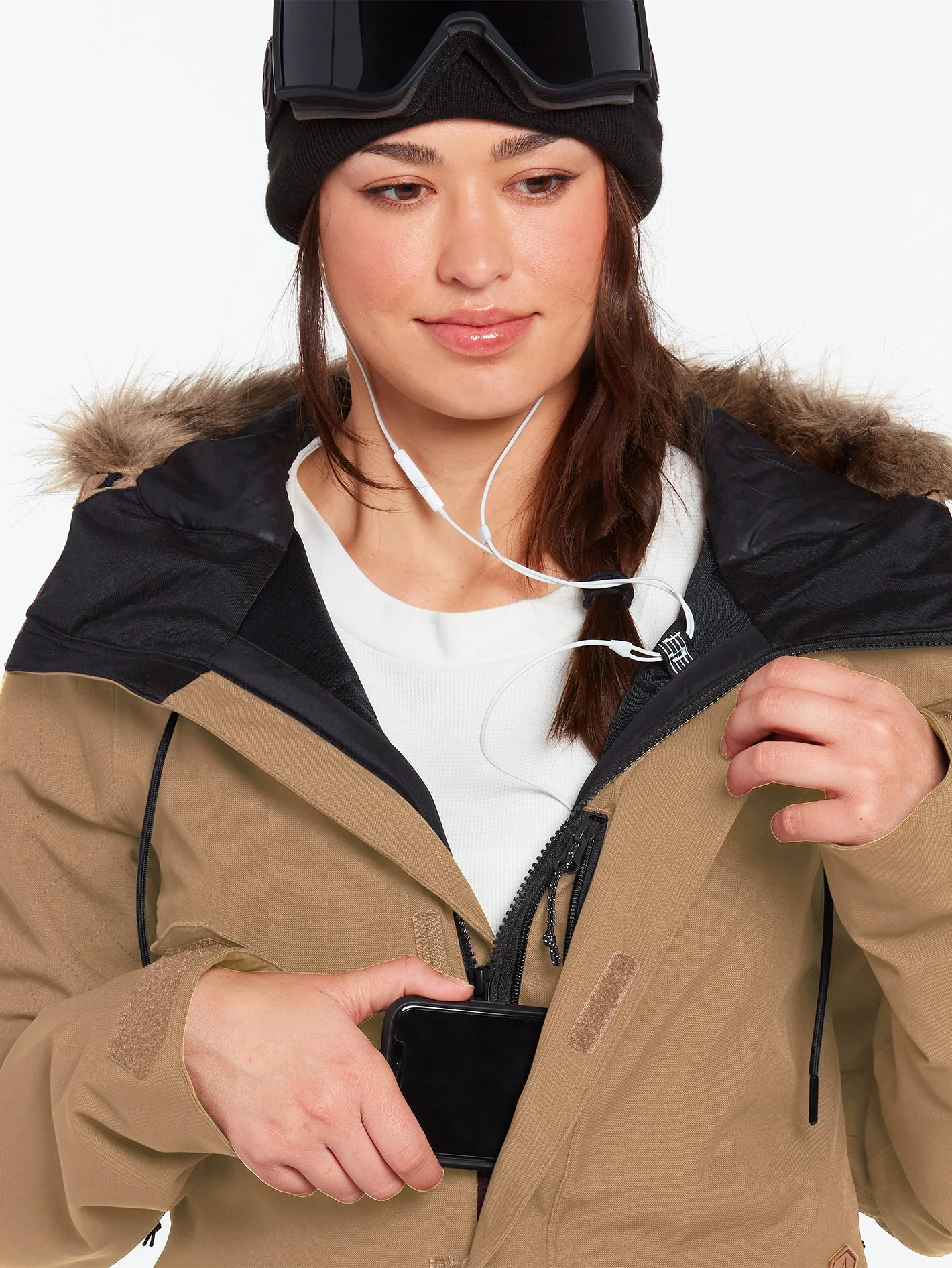 Shadow Ins Jacket - COFFEE - Image 11