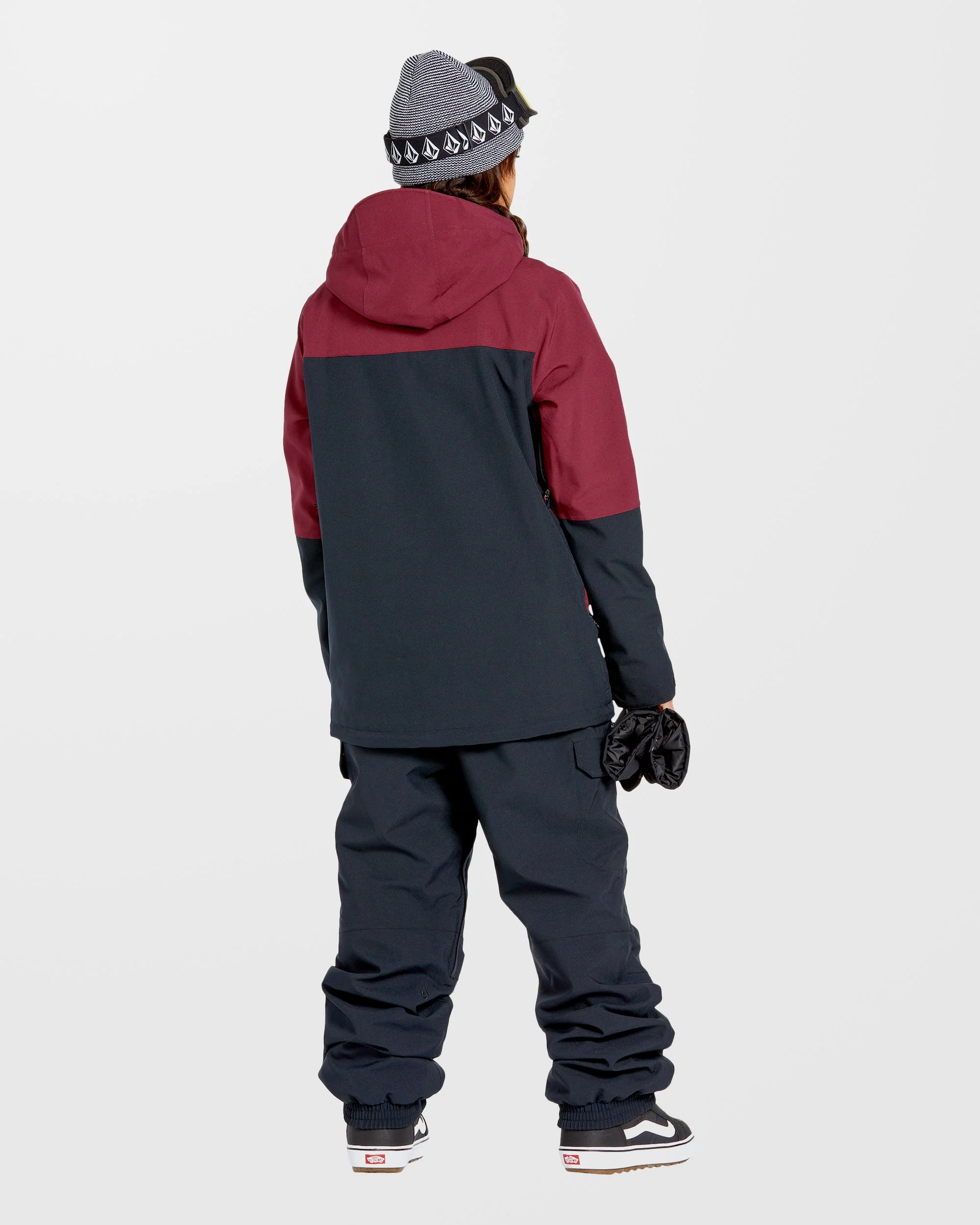 Shelter 3D Stretch Jacke - Burgundy - Image 4