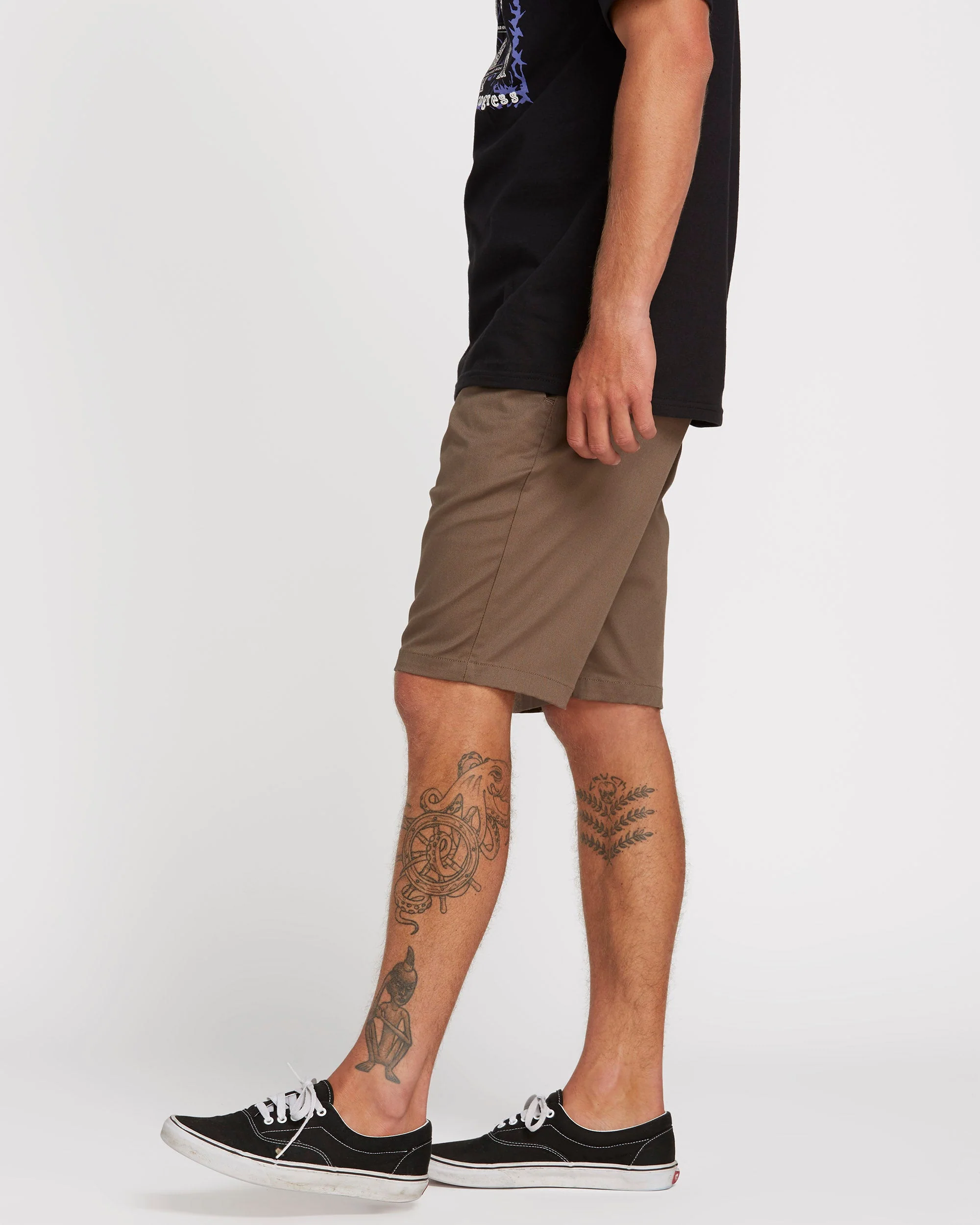 Frickin Modern Stretch 21" Shorts - MUSHROOM - Image 3
