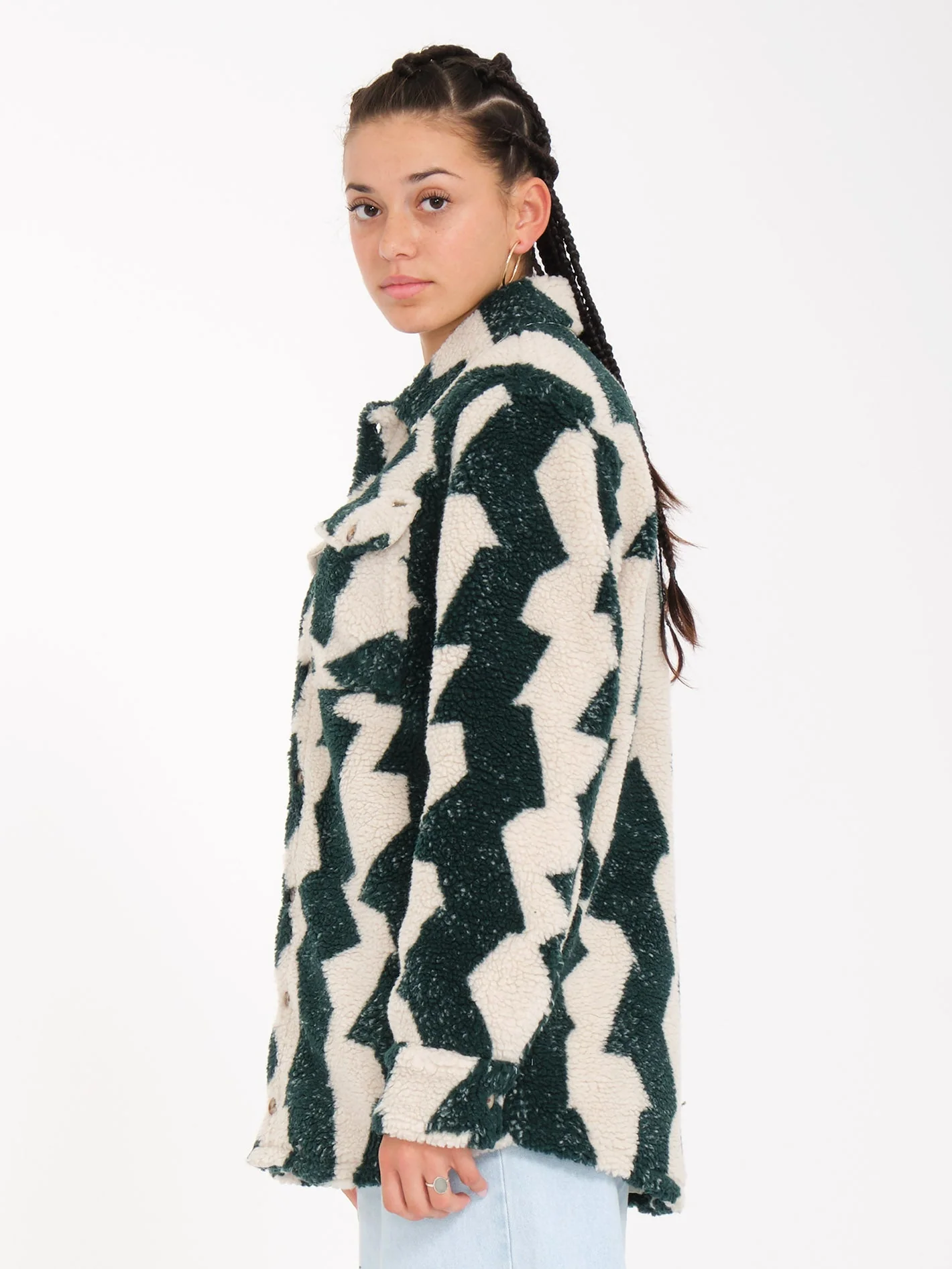 Silent Sherpa Jacke - PONDEROSA PINE - Image 4