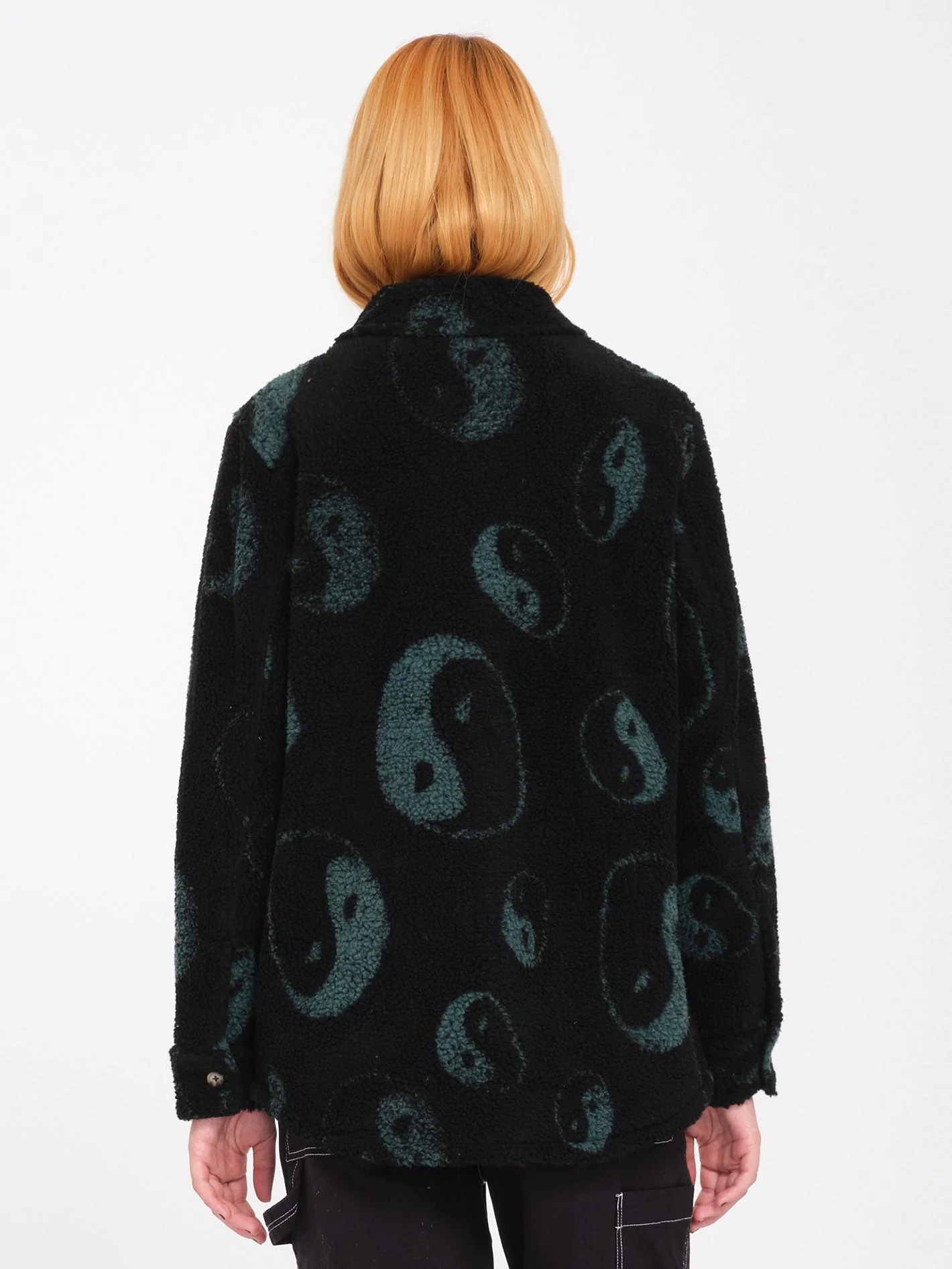 Silent Sherpa Jacke - Black Combo - Image 2