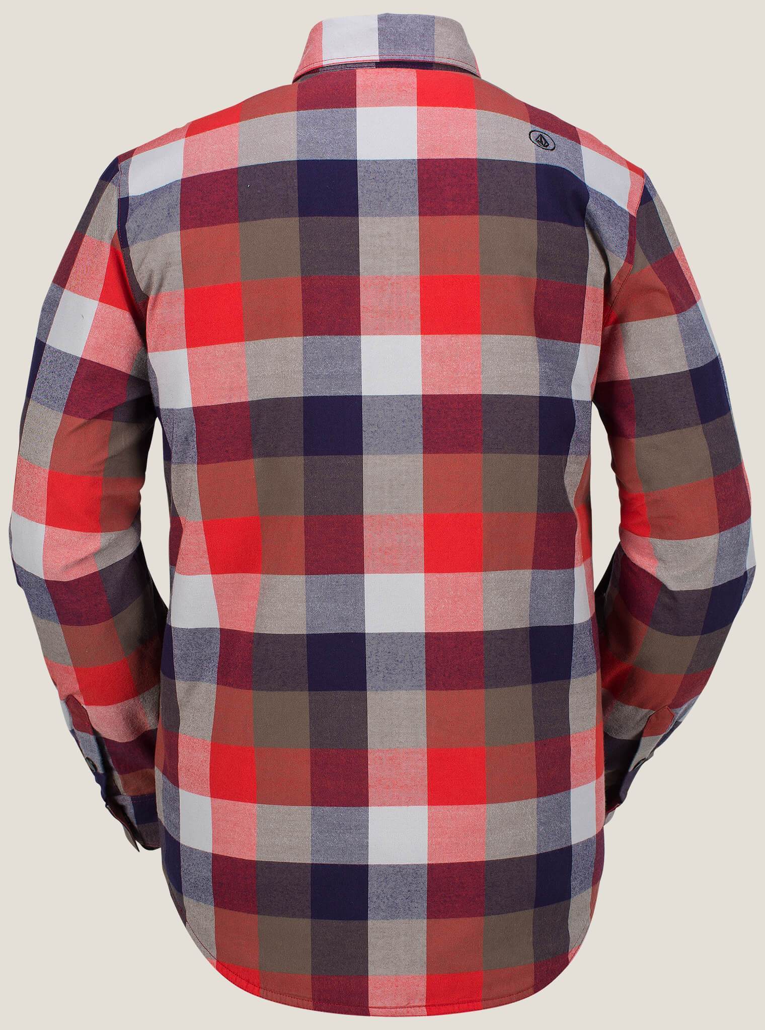 Flanellhemd Simons Ins - Fire Red - Image 2