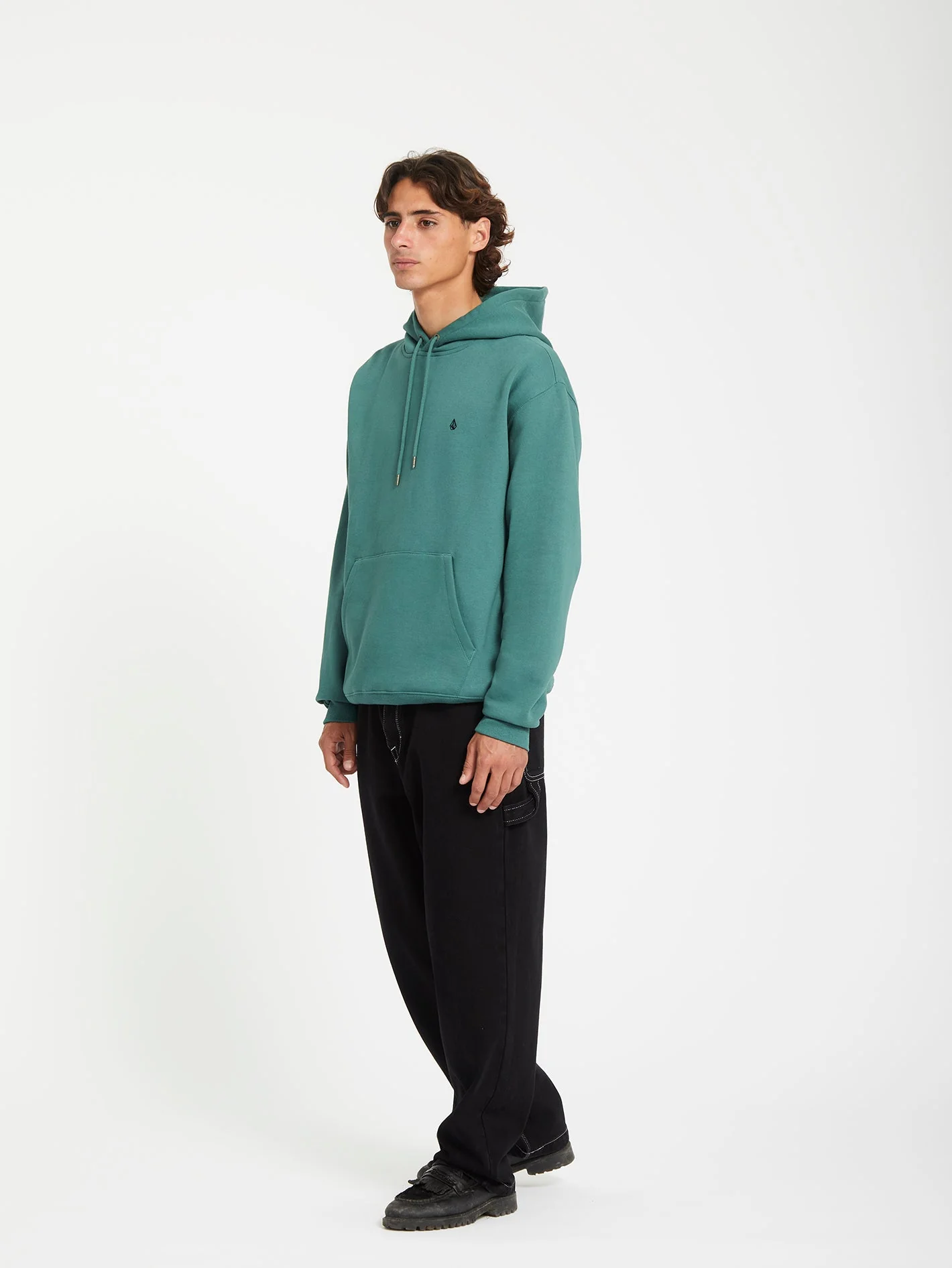 Single Stone Hoodie - Sea Green - Image 5