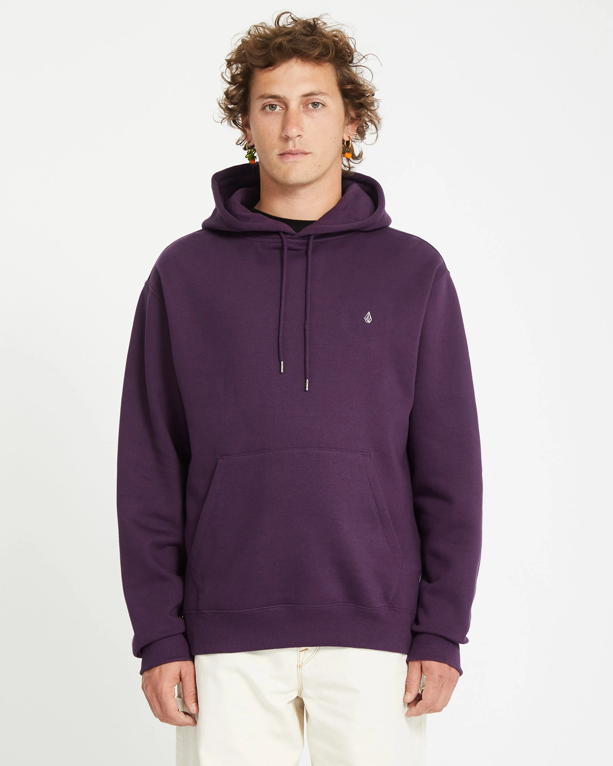 Single Stone Kapuzenpullover - GRAPE ROYALE