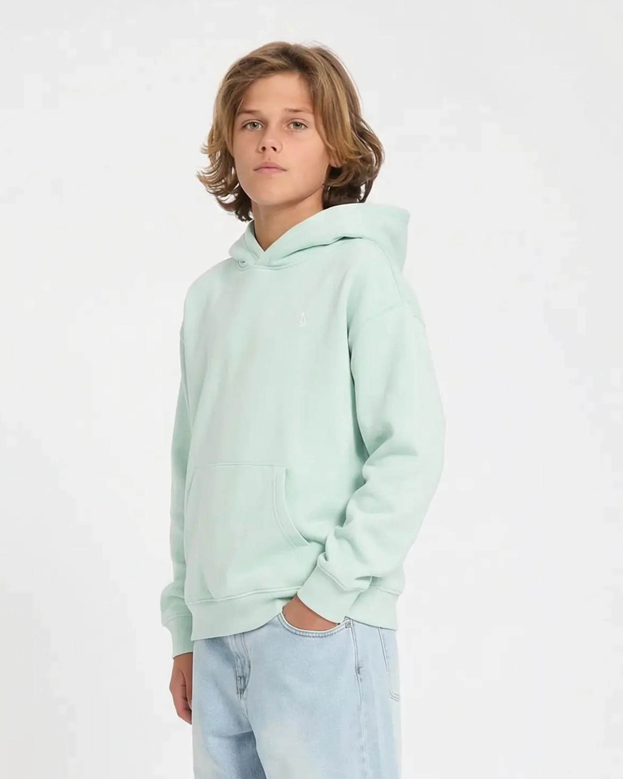 Single Stone Hoodie - Pale Aqua - (KINDER)
