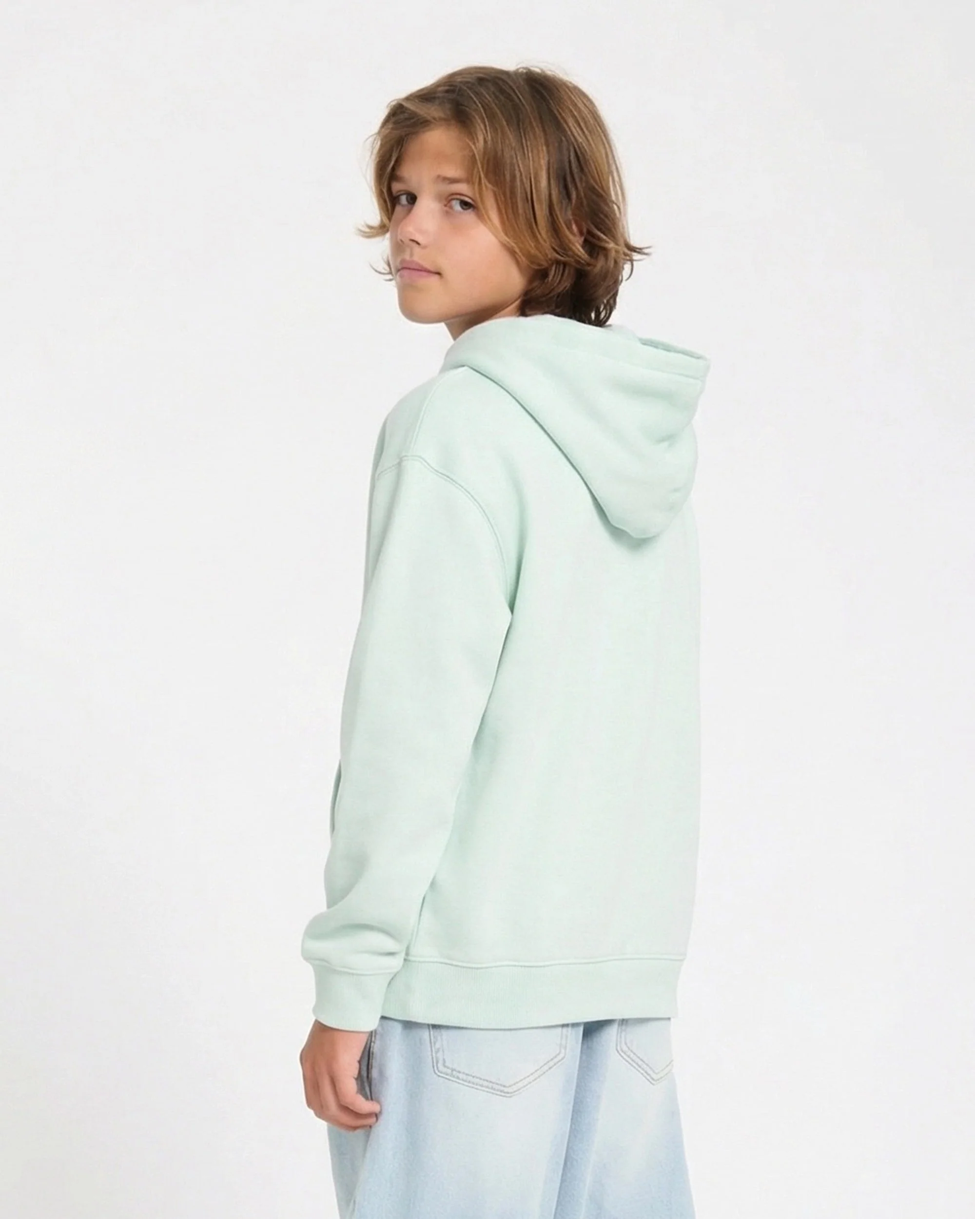 Single Stone Hoodie - Pale Aqua - (KINDER) - Image 2