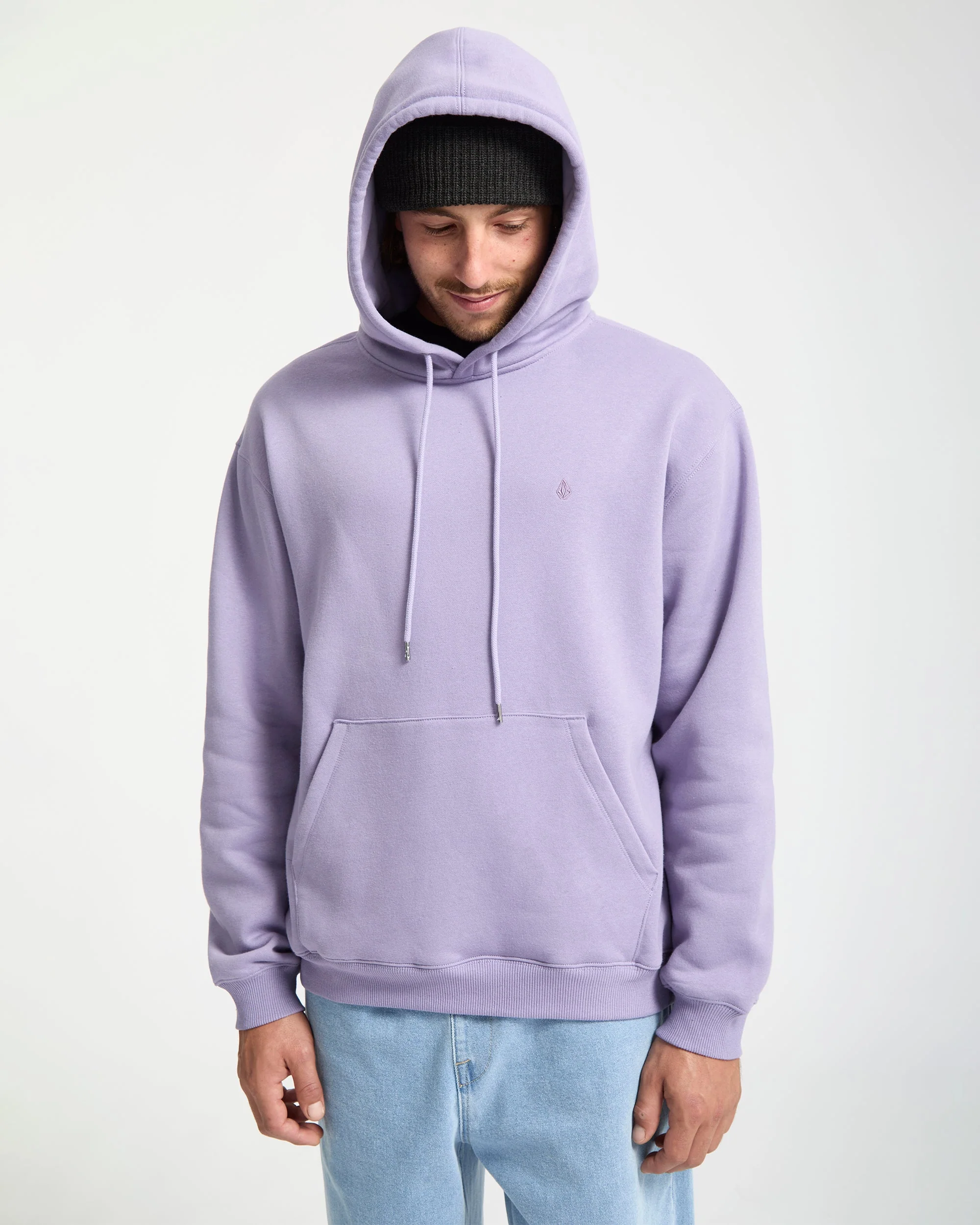 Single Stone Hoodie - Purple Ash - Image 6