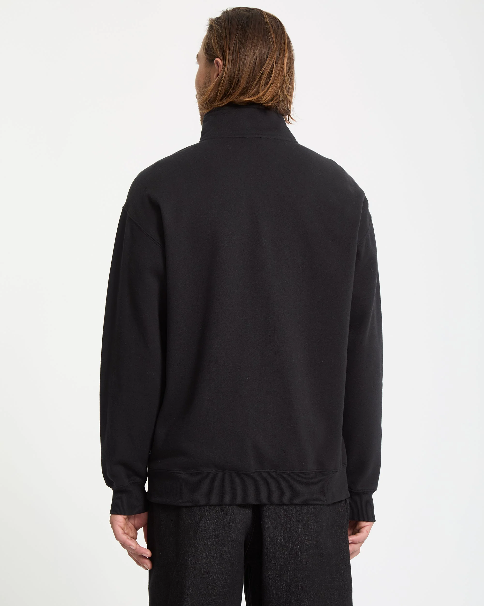 Single Stone Zip-Sweatshirt Mit - Black - Image 2