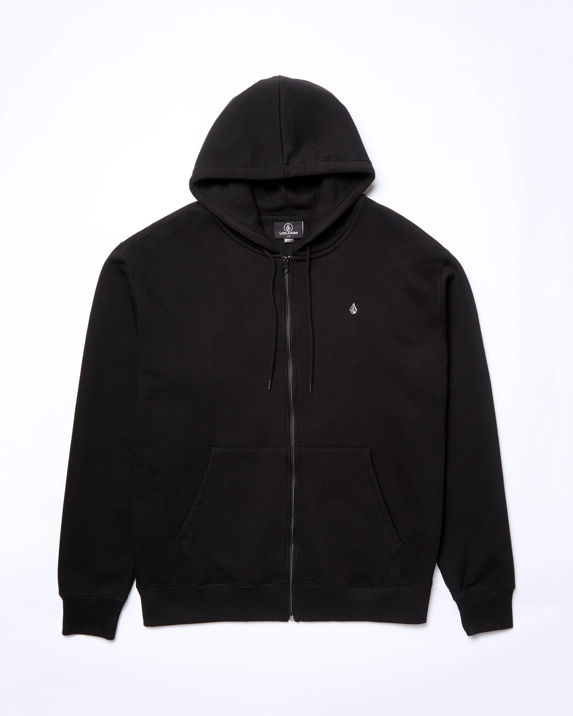 Single Stone Full Zip Hoodie - Black - Image 10