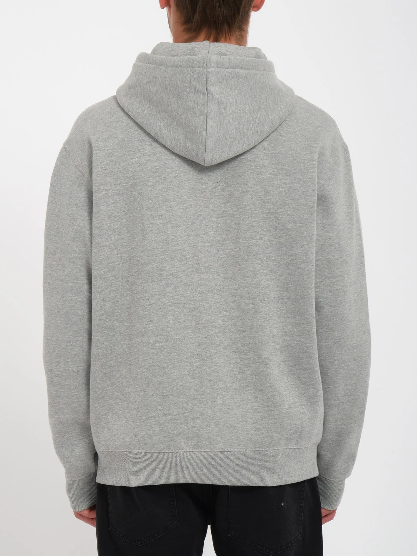 Single Stone Zip Kapuzenpullover - HEATHER GREY - Image 2
