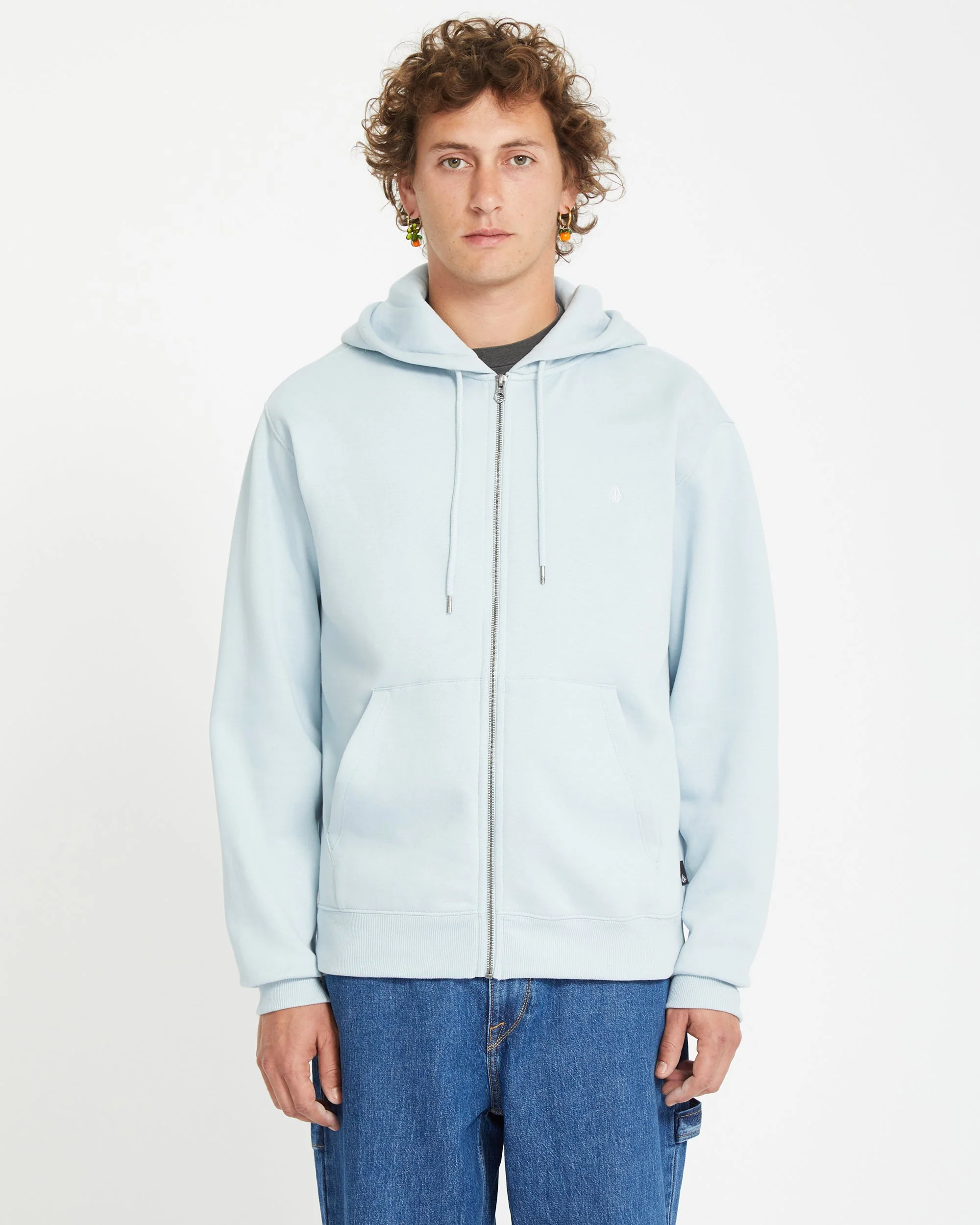 Single Stone Full Zip Kapuzenpullover - CAROLINA BLUE