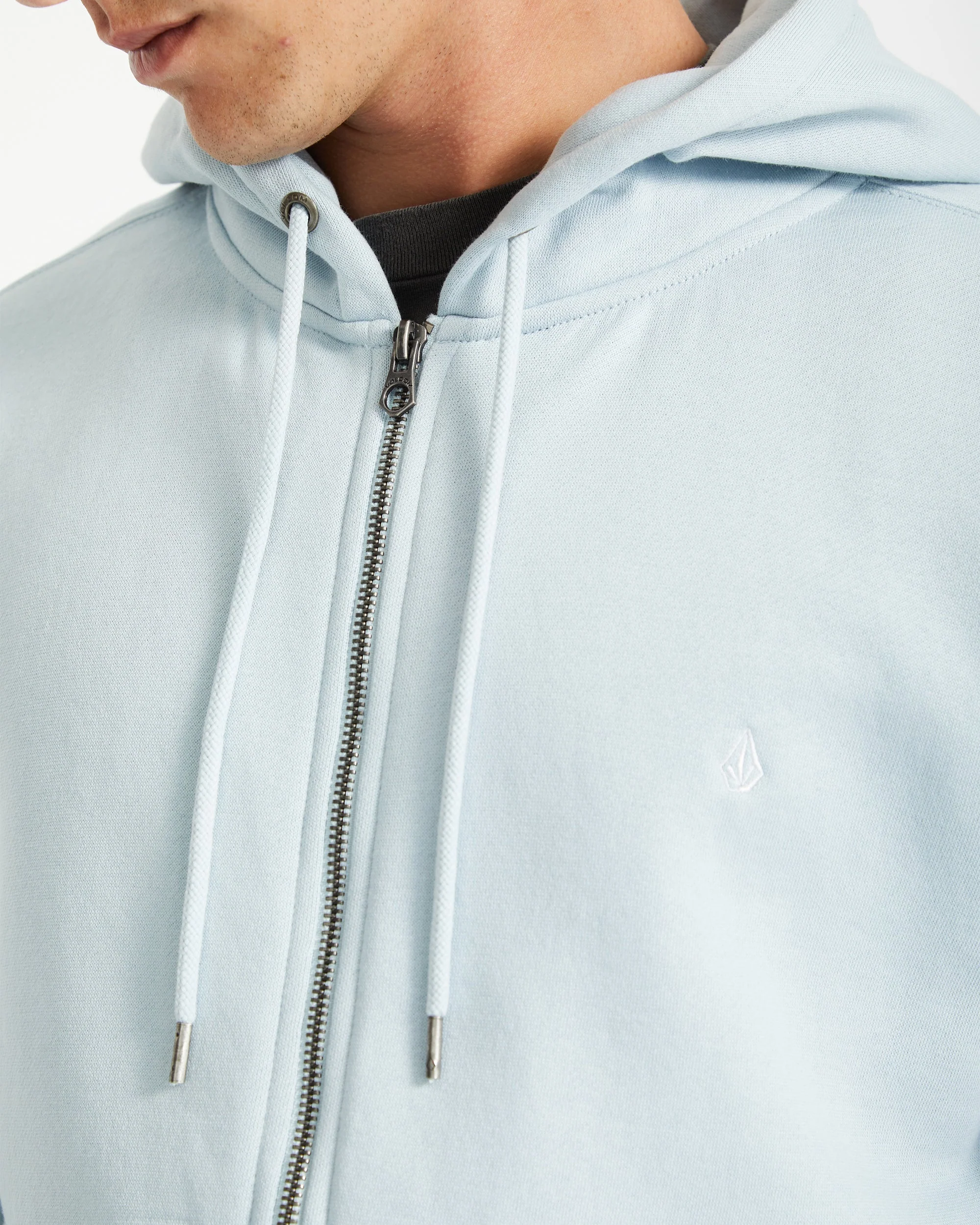Single Stone Full Zip Kapuzenpullover - CAROLINA BLUE - Image 4