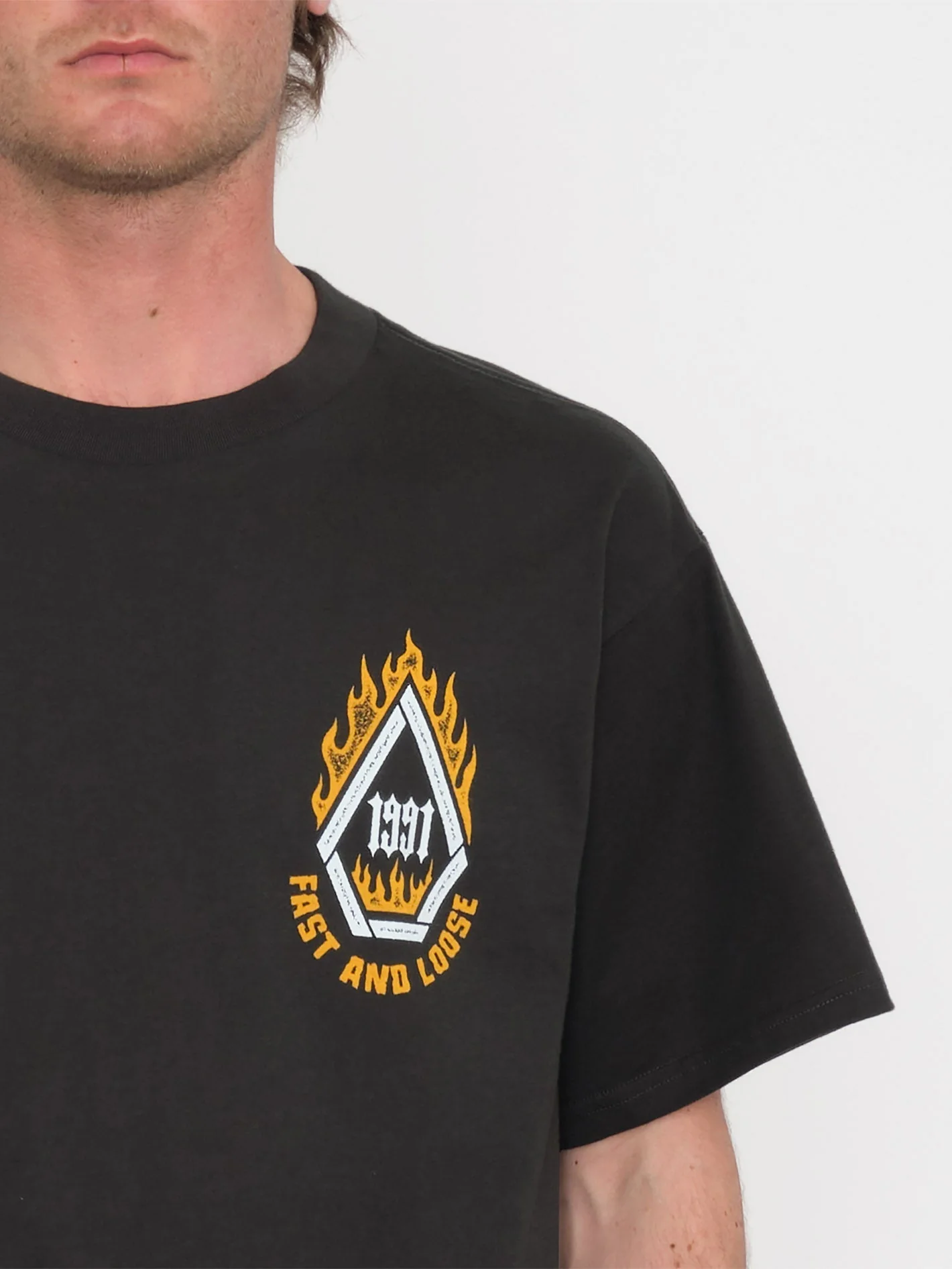 Skate Vitals Fast N Loose T-Shirt - STEALTH