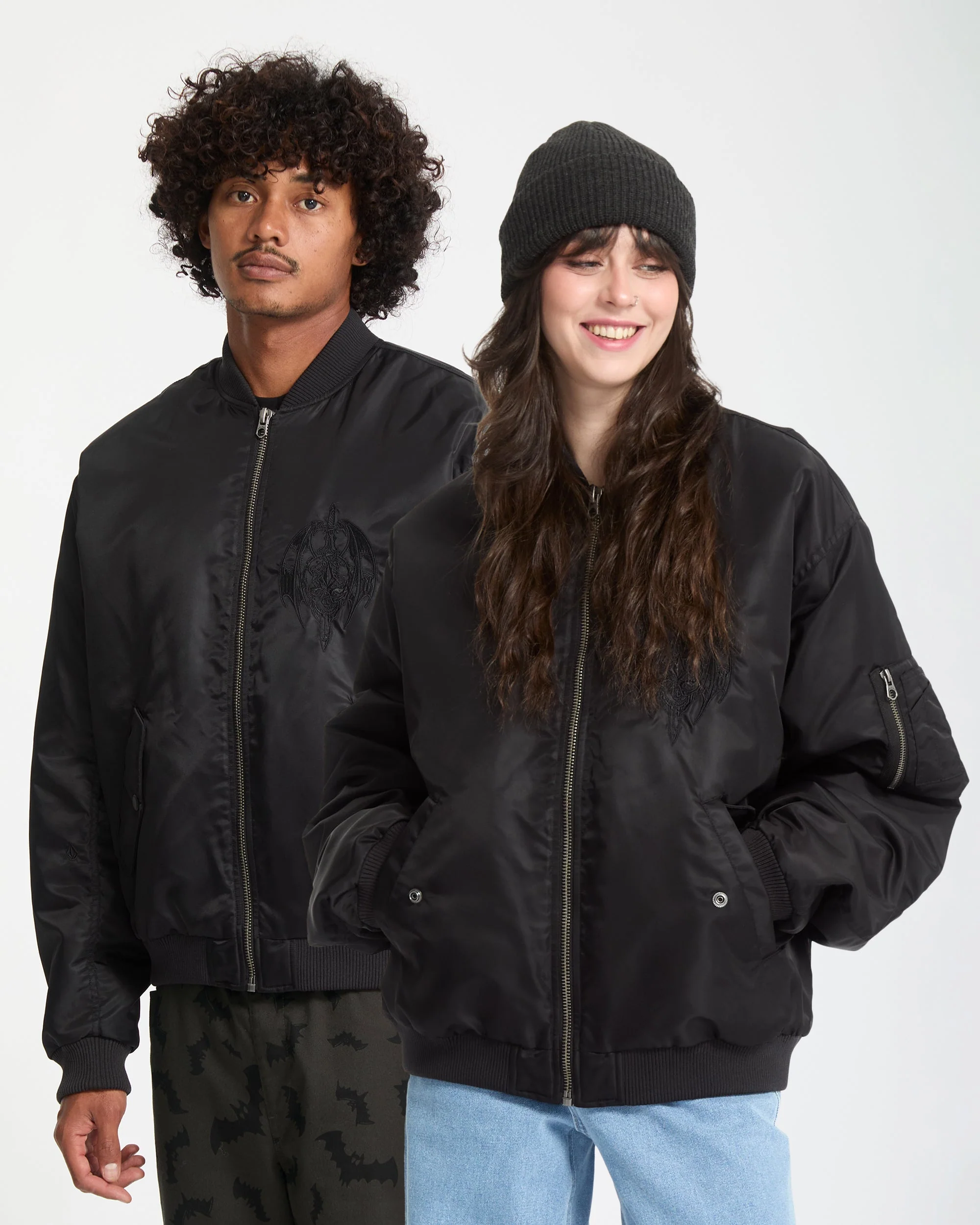 Skullarstone Bomberjacke - Black