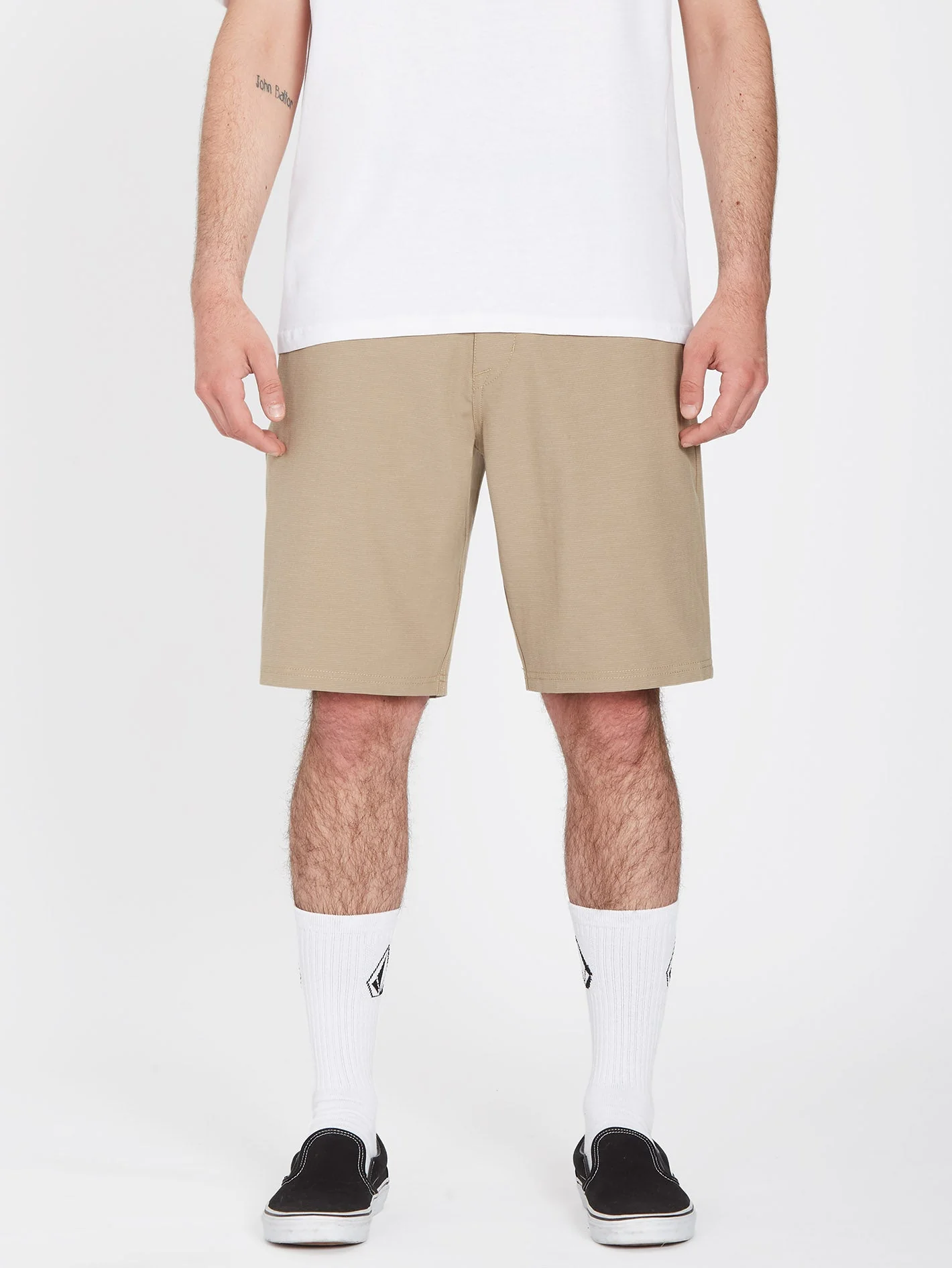 Slub Frickin Cross Shred 20" Hybrid Shorts - KHAKI