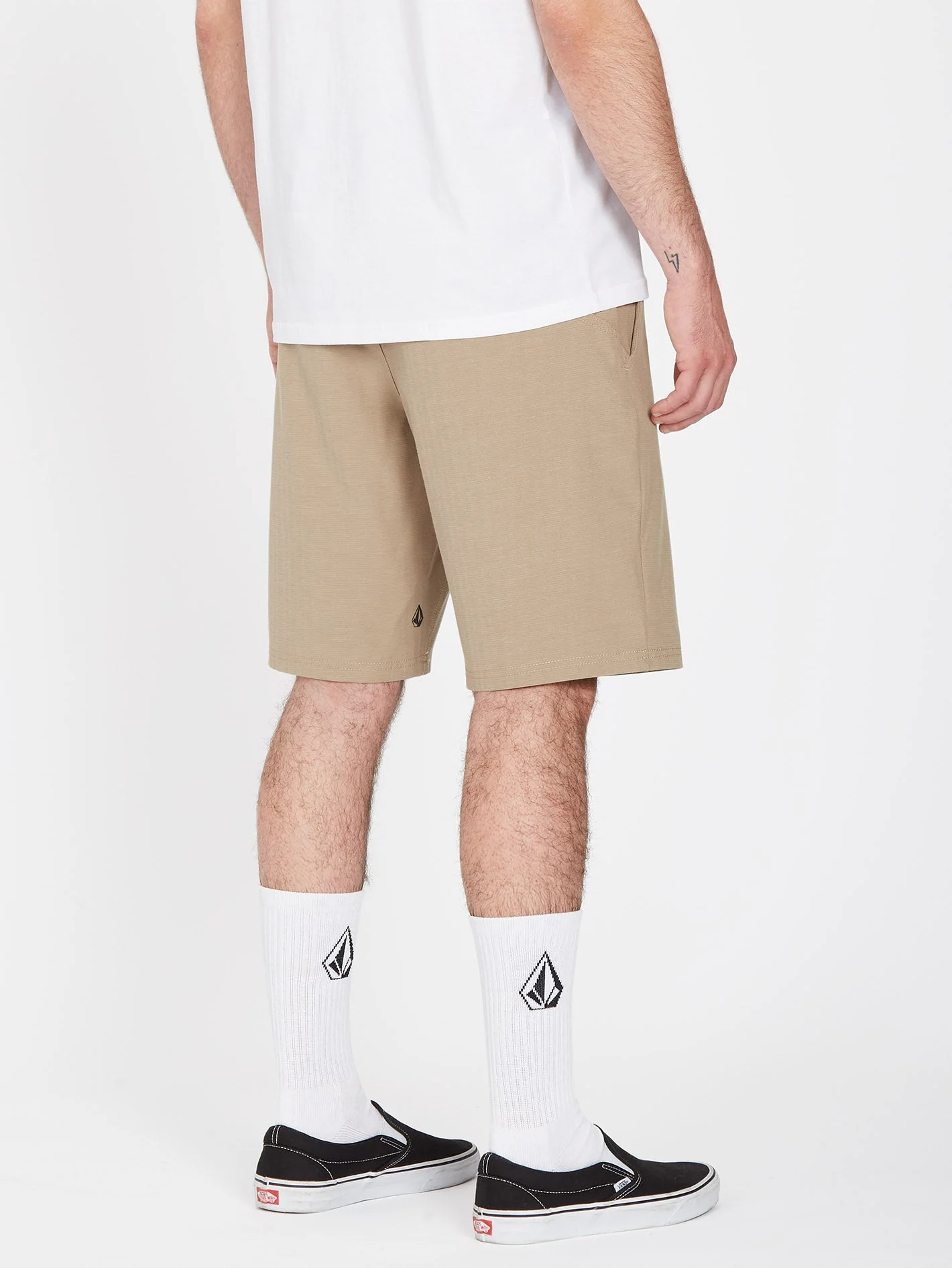 Slub Frickin Cross Shred 20" Hybrid Shorts - KHAKI - Image 2