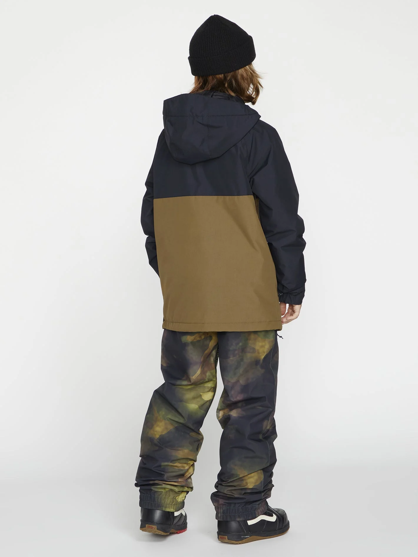 Sluff Insulated Pullover Jacket - Dark Teak - (Kids) - Image 2