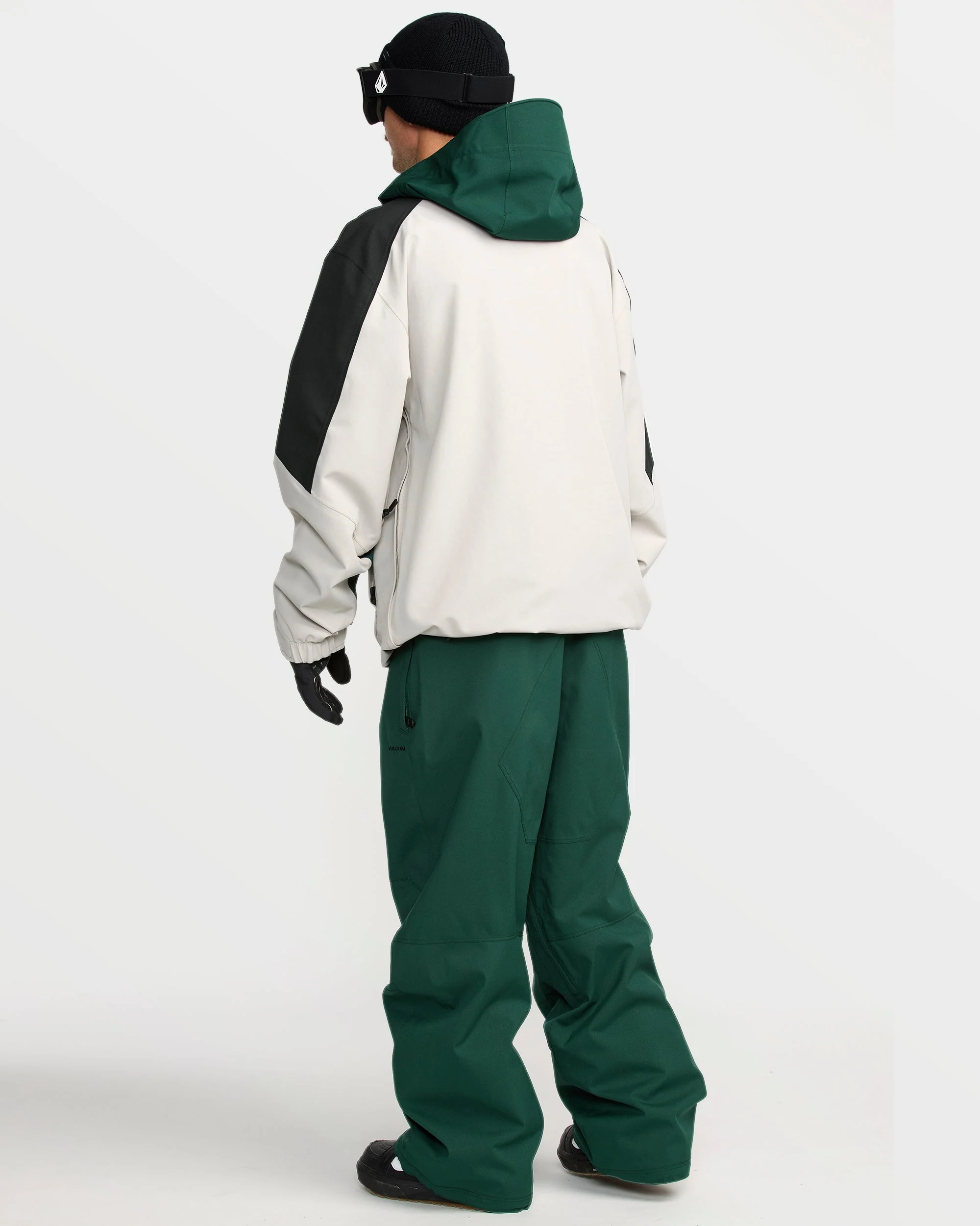 Snow Billow Hose - Black Green - Image 4