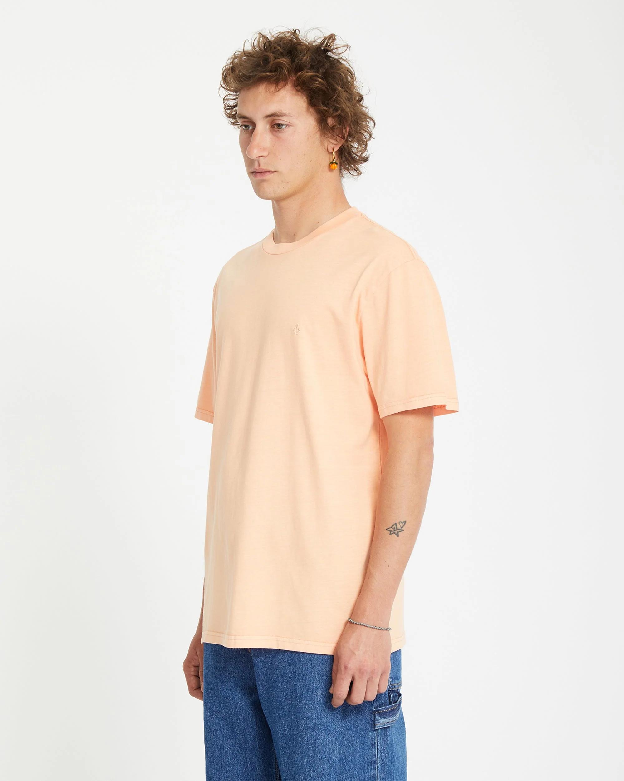 Solid Stone T-shirt - PALE PEACH - Image 7