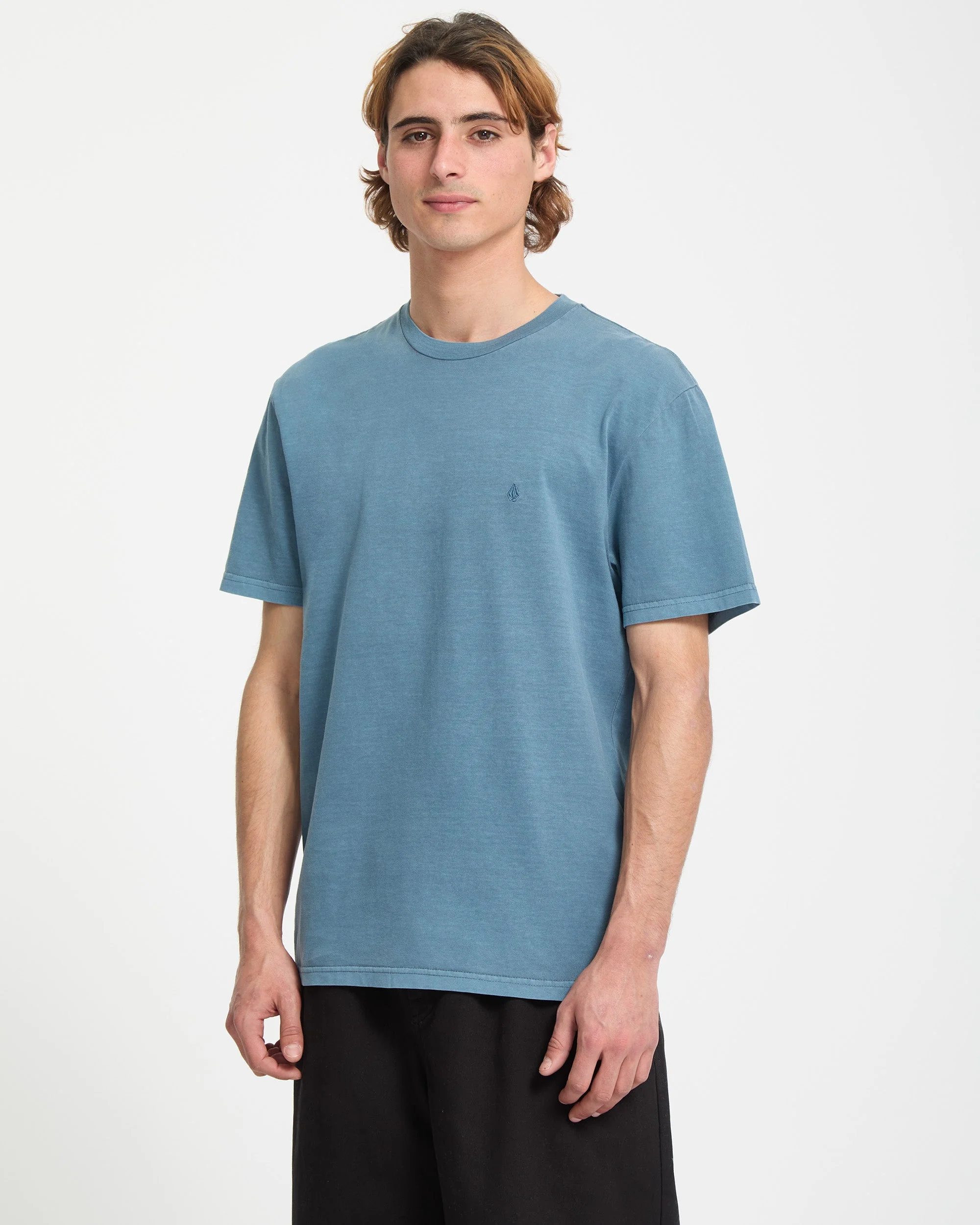 Solid Stone T-Shirt - Blue Wash - Image 5