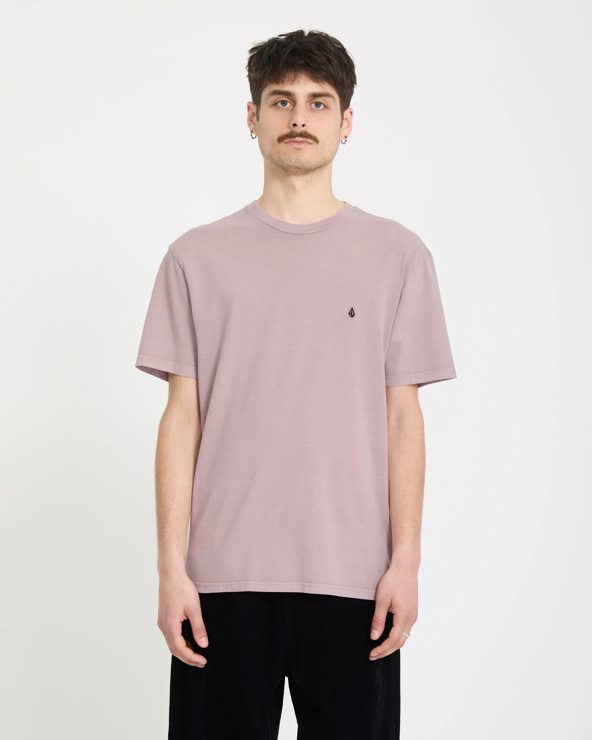 Solid Stone T-Shirt - Bark Brown - Image 2