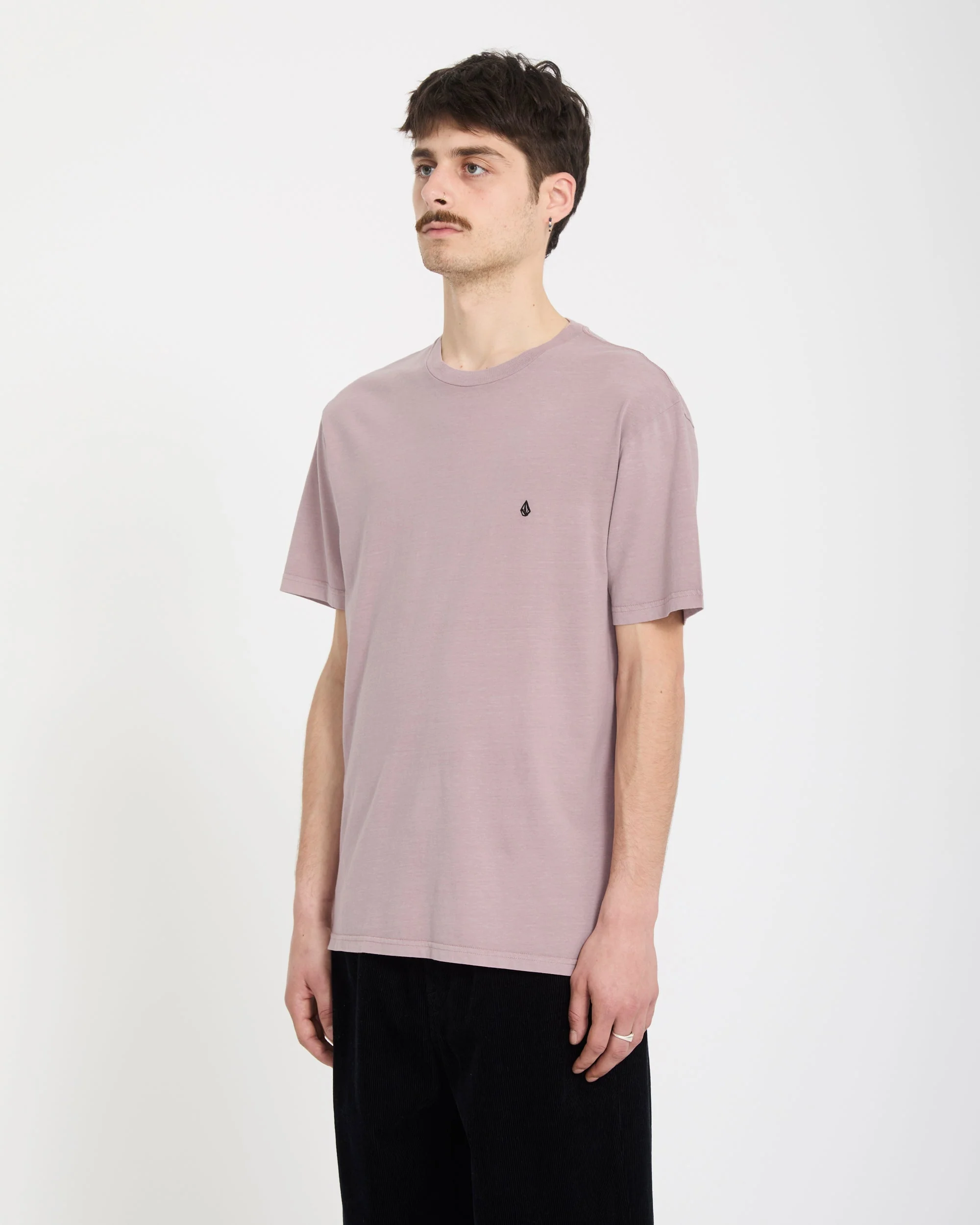 Solid Stone T-Shirt - Bark Brown - Image 4
