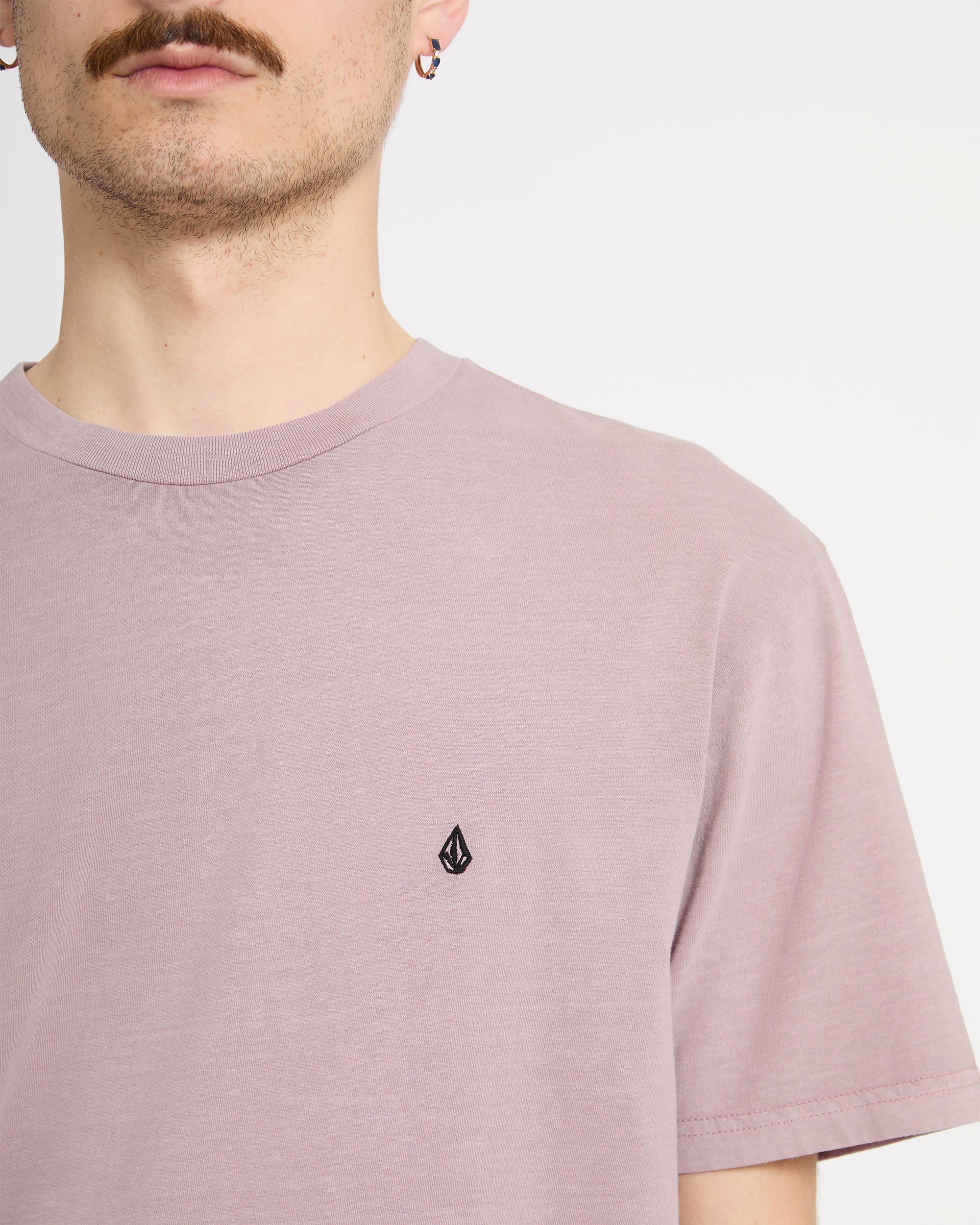 Solid Stone T-Shirt - Bark Brown - Image 5