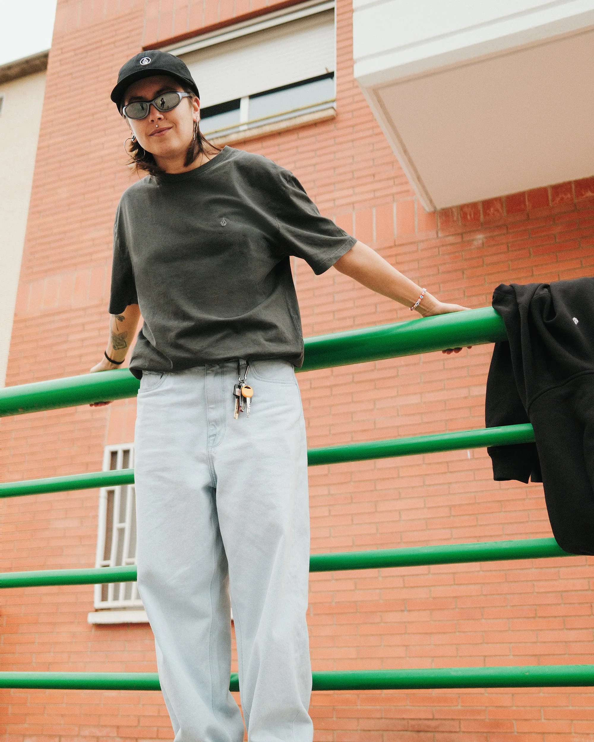 Solid Stone T-Shirt - Black - Image 5