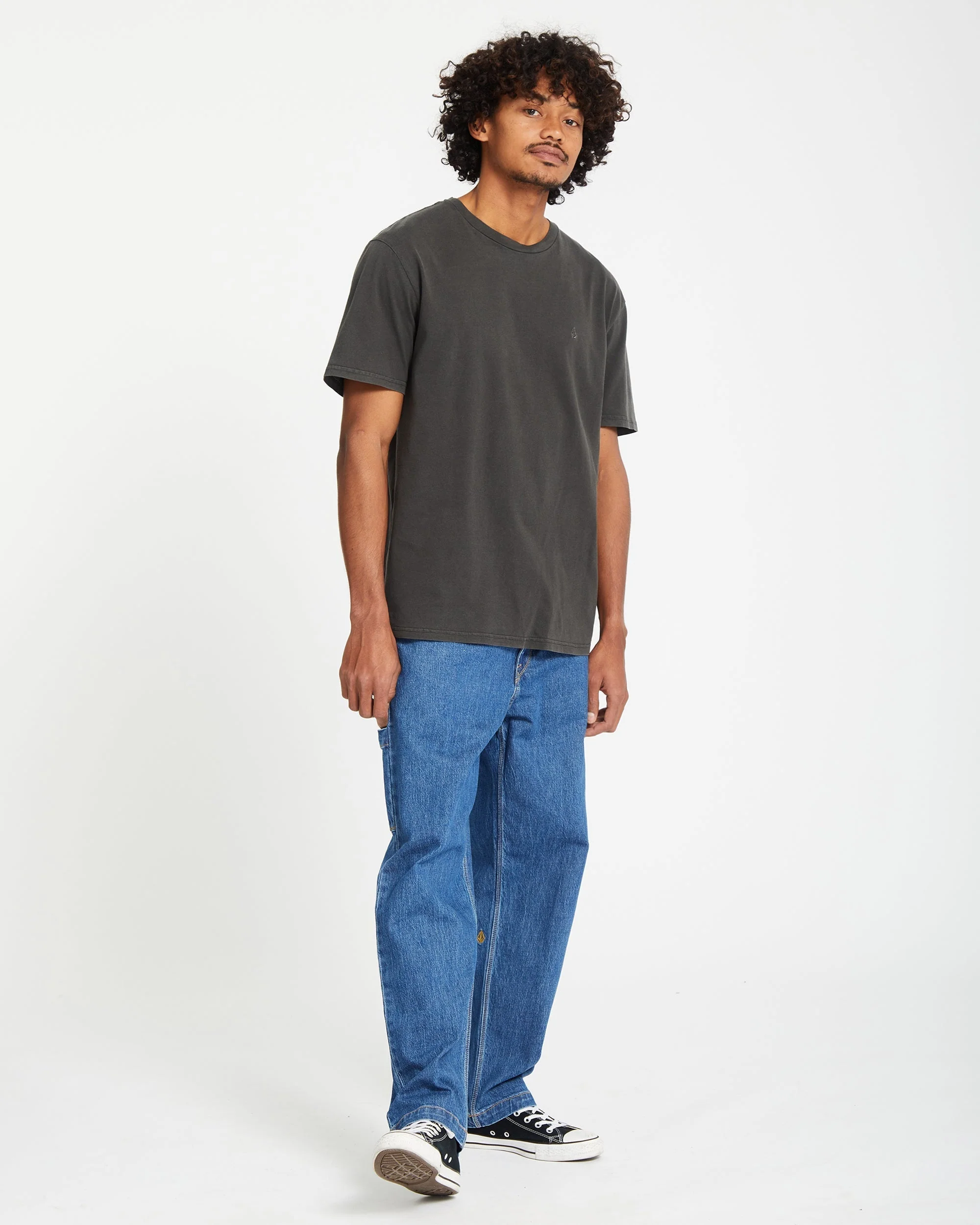Solid Stone T-Shirt - Black - Image 7