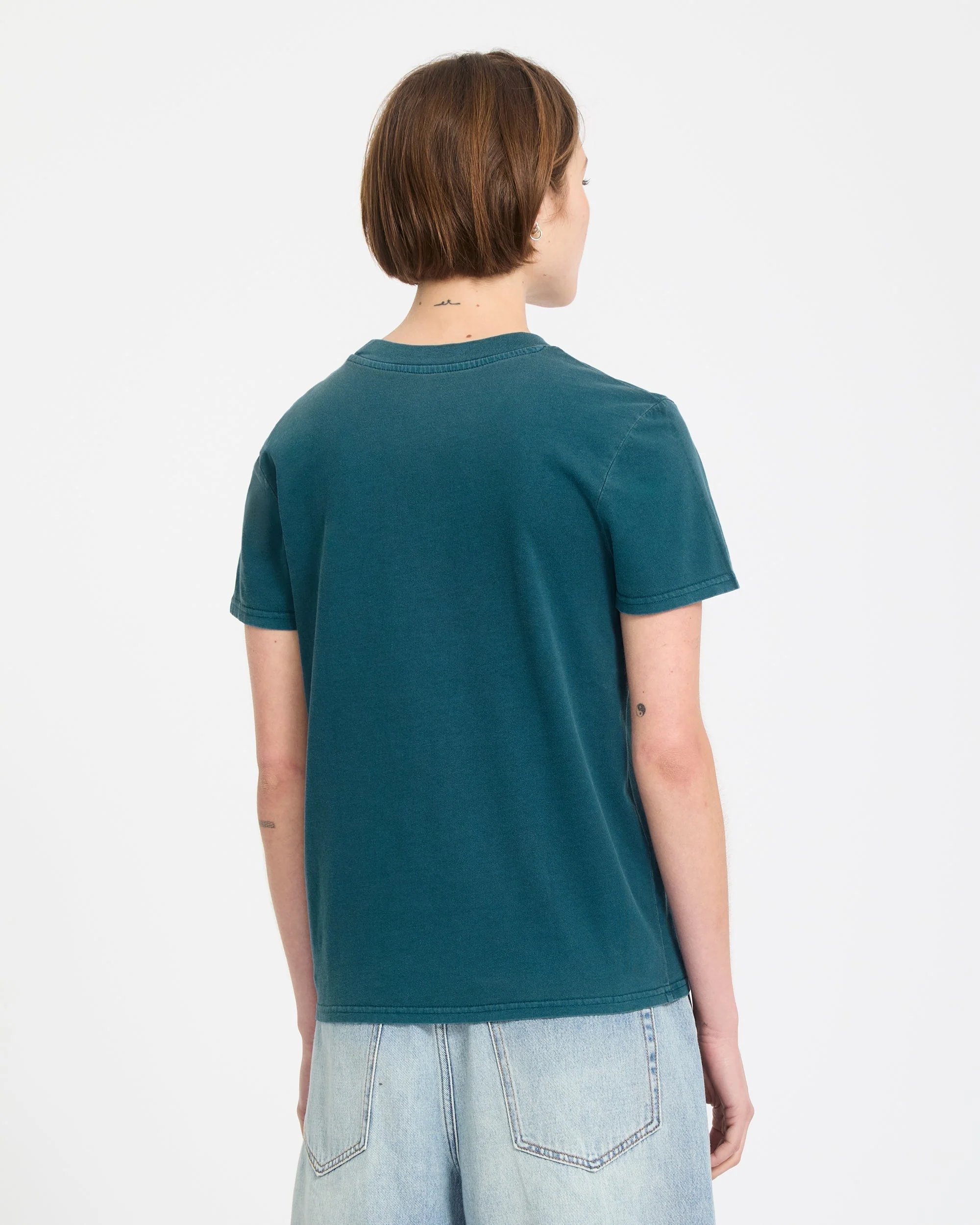 Solid Stone T-Shirt - Atlantic Deep - Image 2