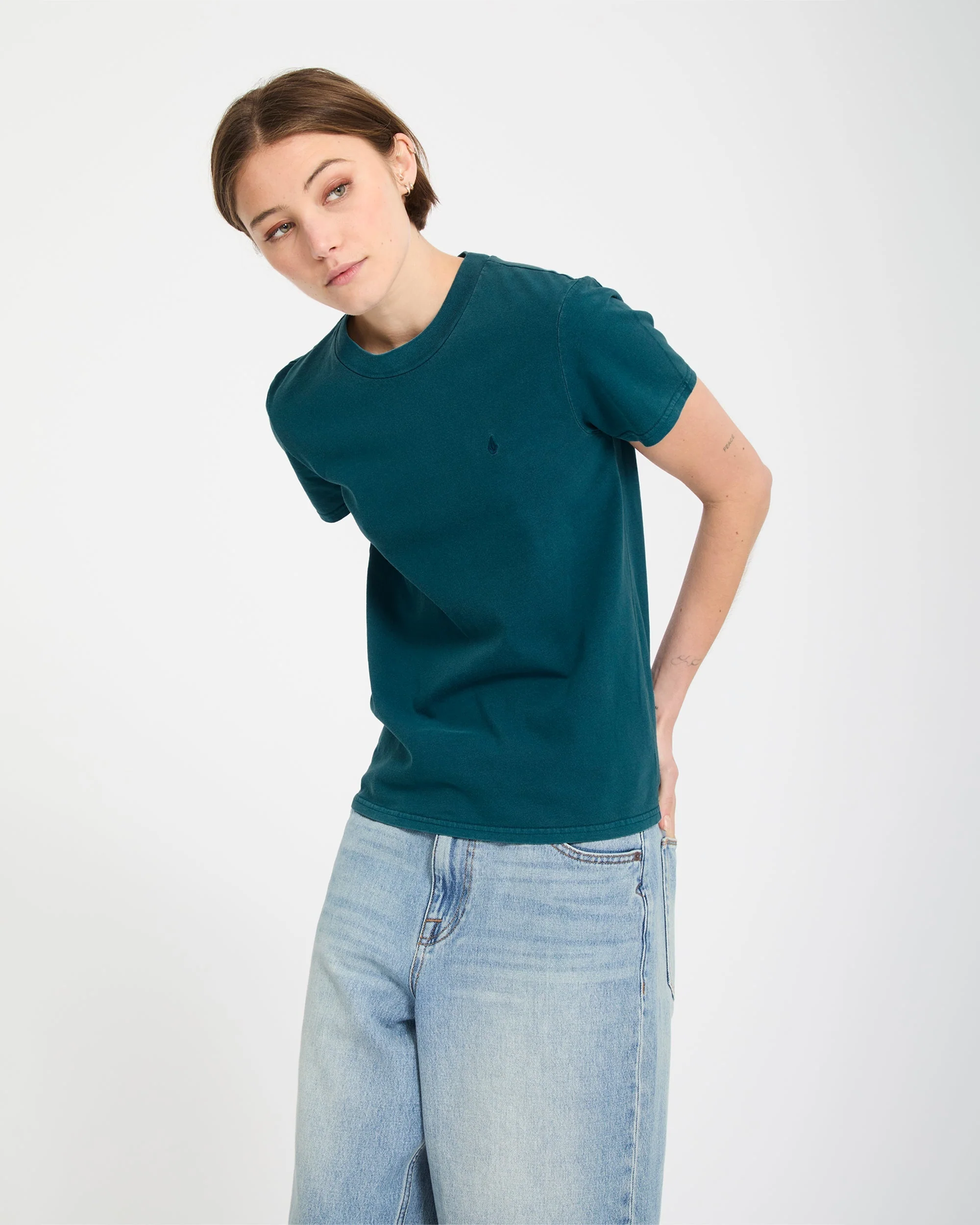 Solid Stone T-Shirt - Atlantic Deep - Image 8