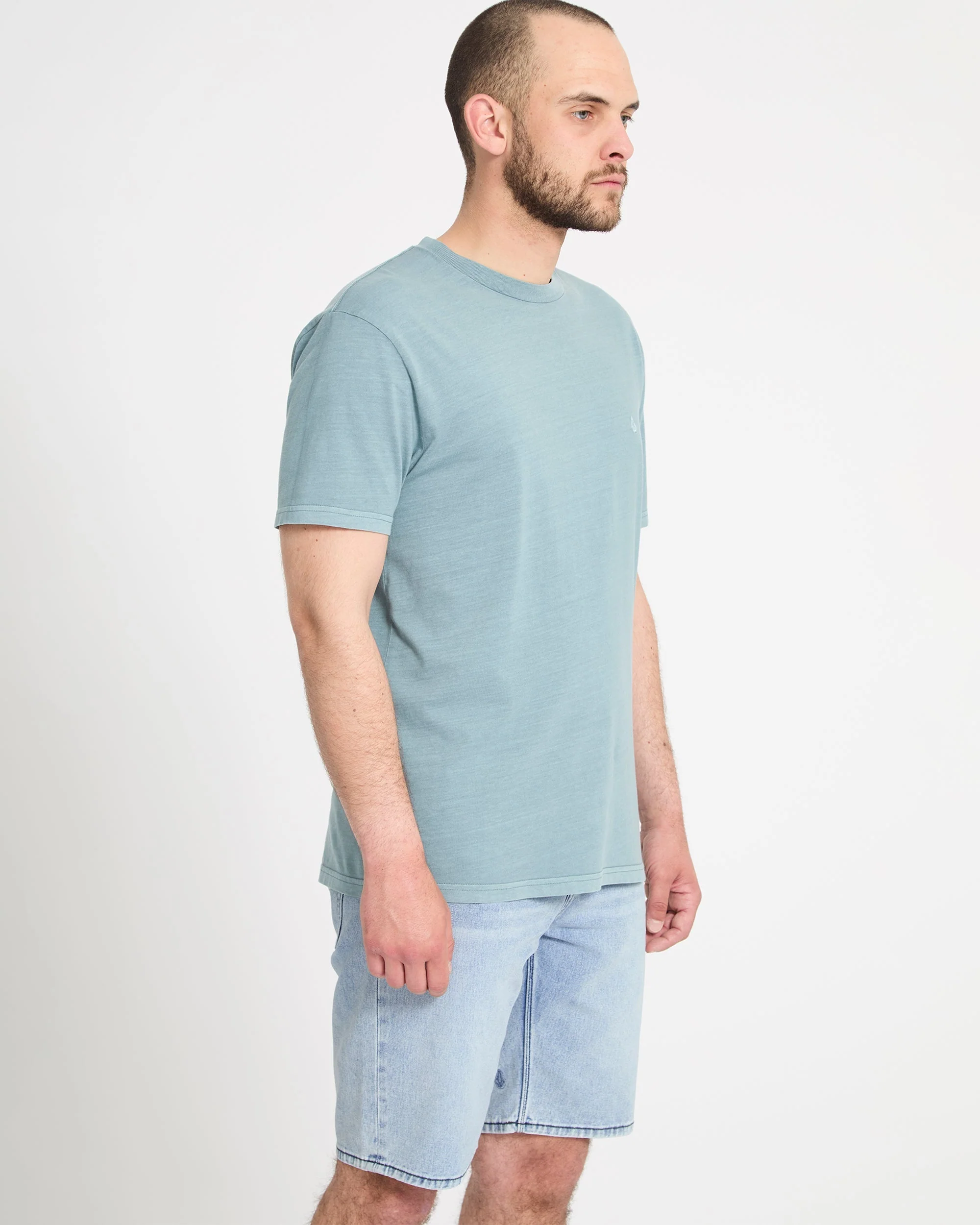 Solver Denim Shorts - Worn Light Blue - Image 6