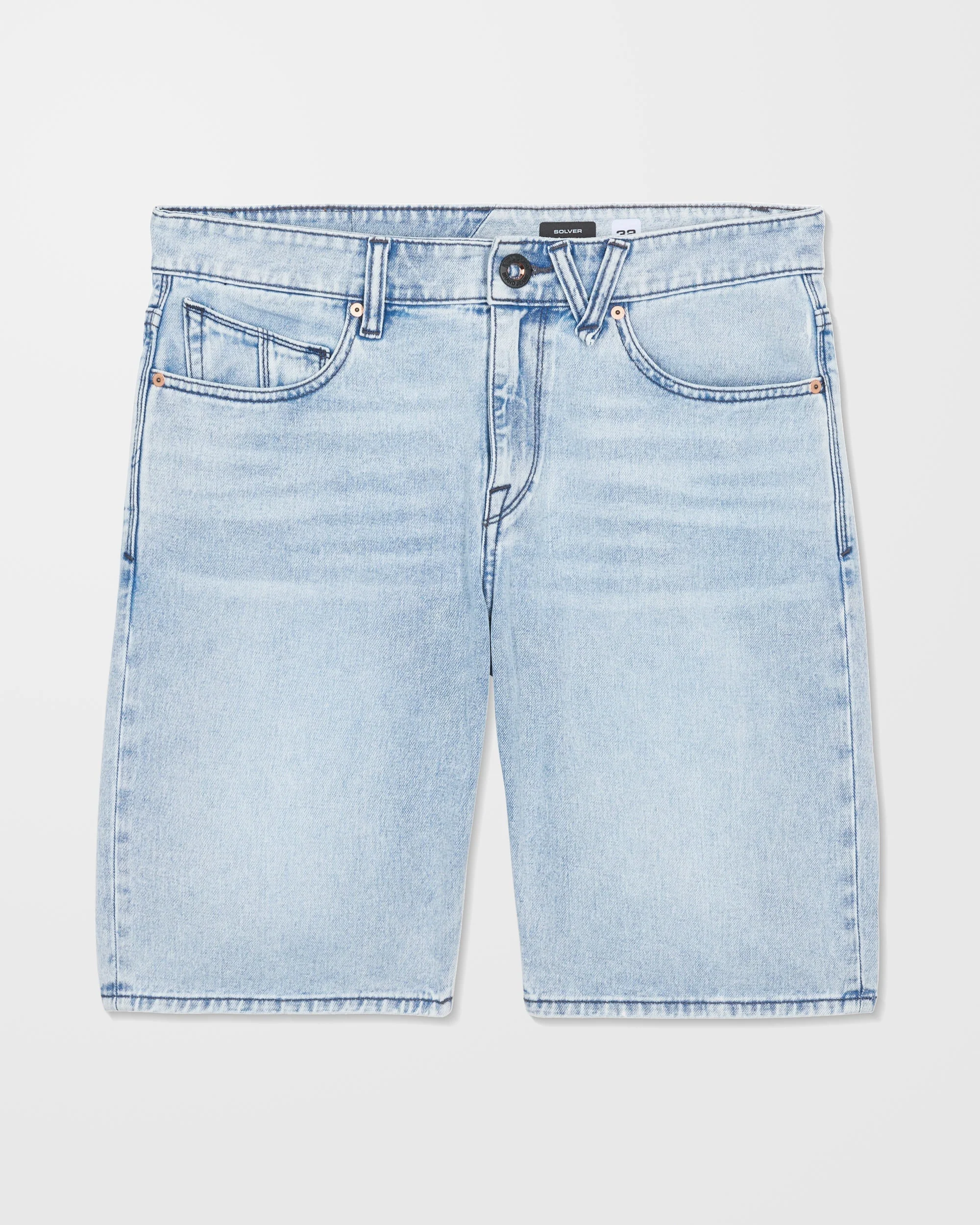 Solver Denim Shorts - Worn Light Blue - Image 7