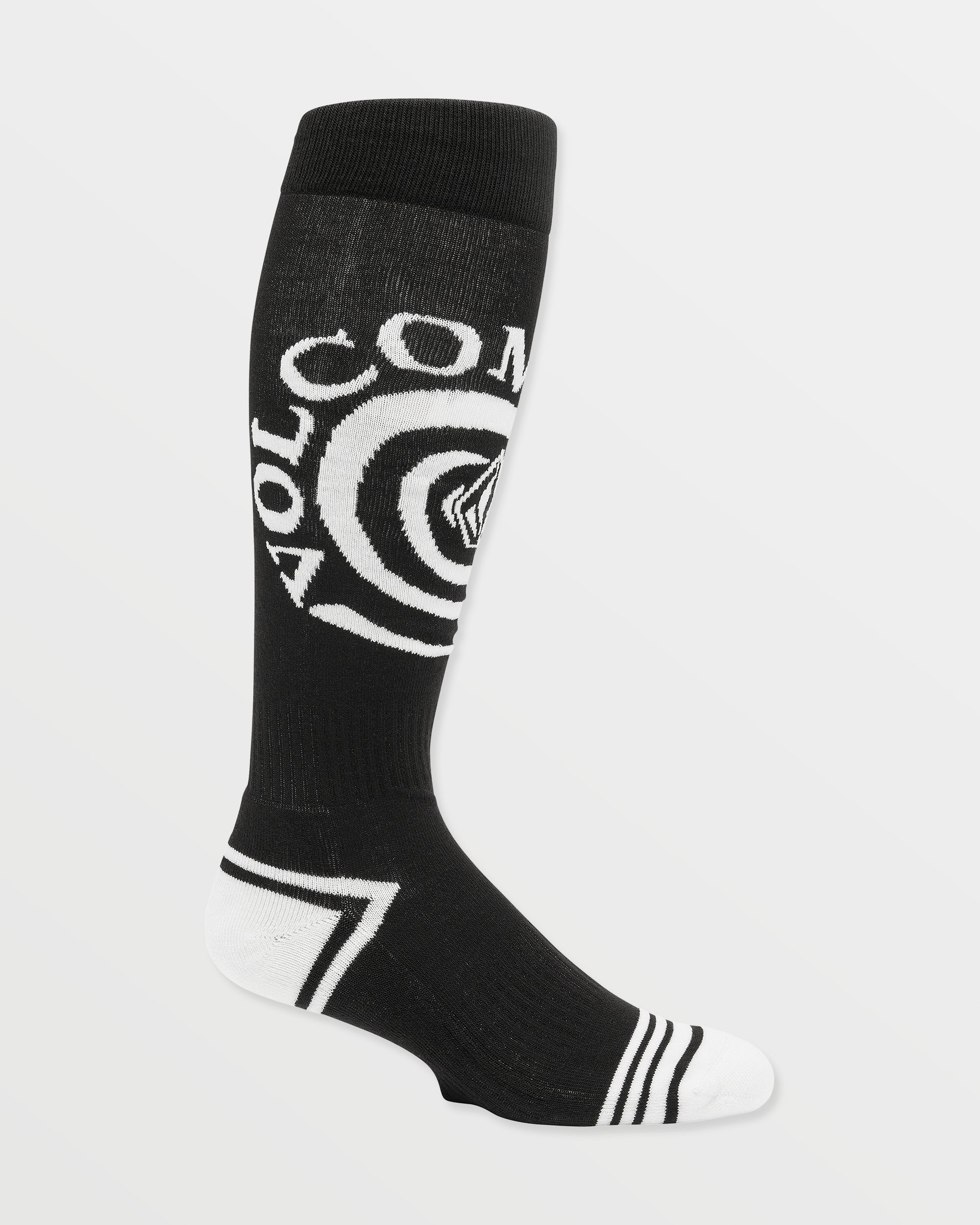 Spiral Over-The-Calf Socken - Black - Image 3