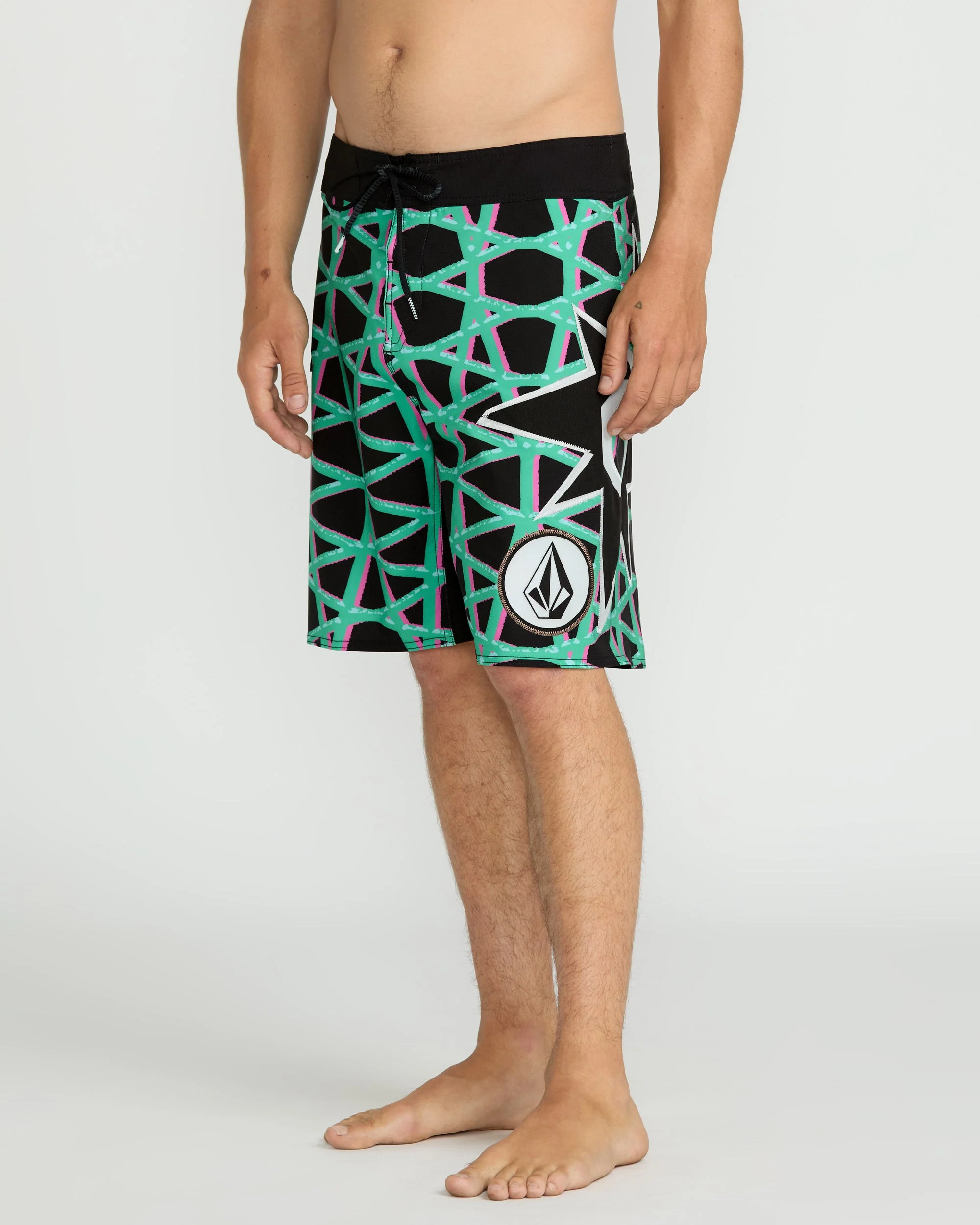 St4R G4Zer Mod 20" Boardshorts - Black - Image 3