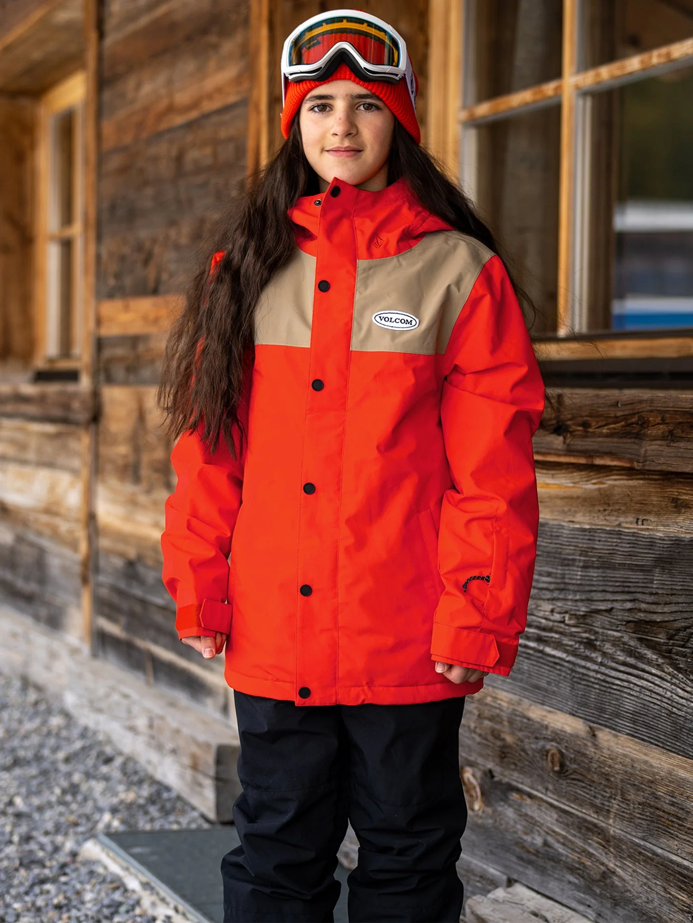 Stone.91 Insulated Jacke - ORANGE SHOCK - (KINDER)