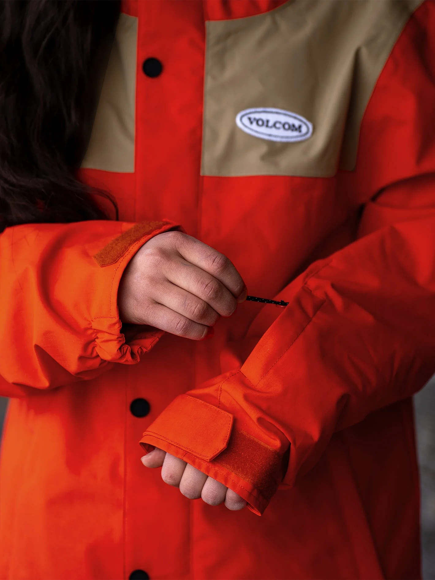 Stone.91 Insulated Jacke - ORANGE SHOCK - (KINDER) - Image 3