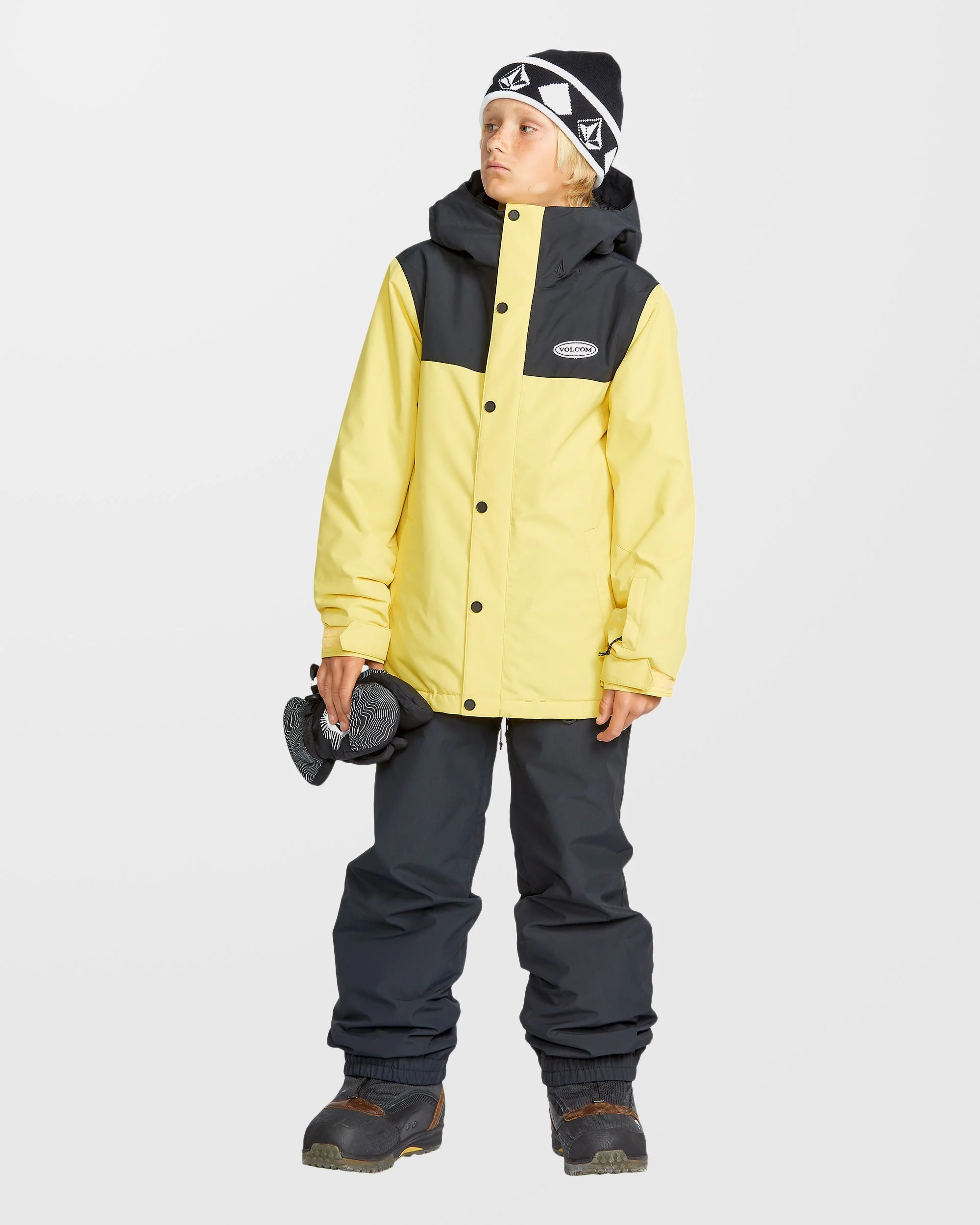 Stone.91 Insulated Jacke - Dark Yellow - (KINDER) - Image 4