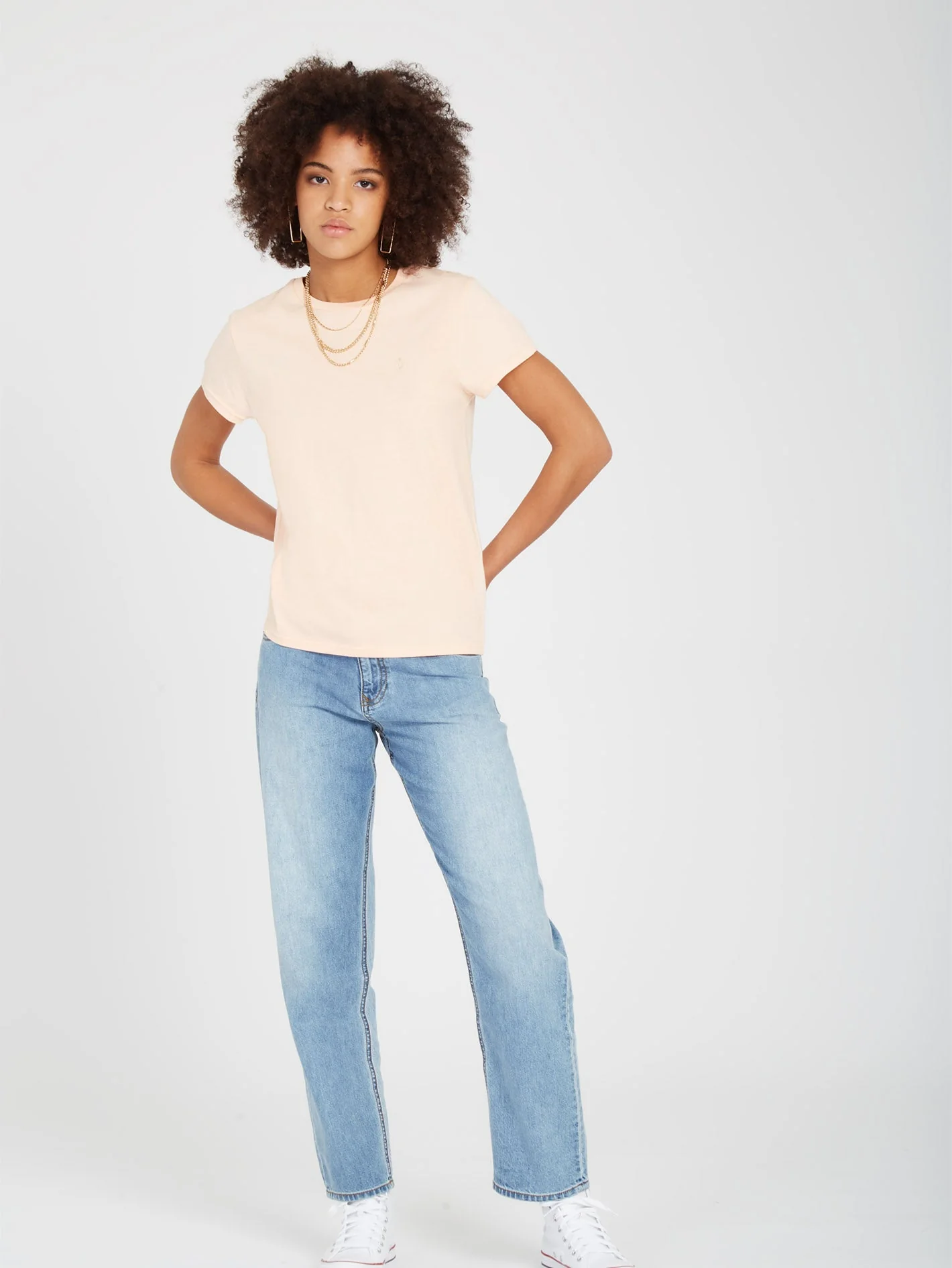 Stone Blanks T-Shirt - MELON - Image 3