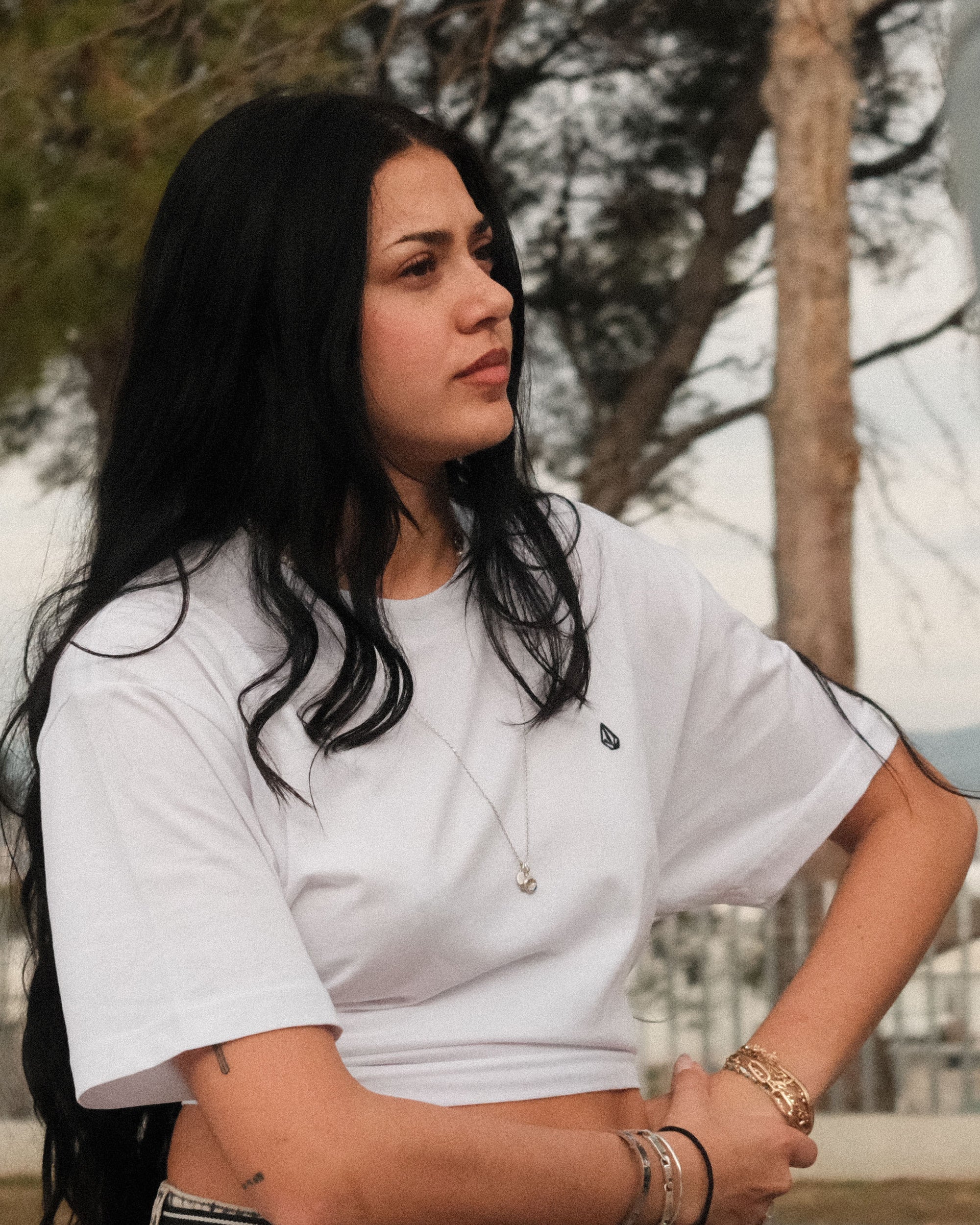 Stone Blanks Up T-Shirt - White - Image 4
